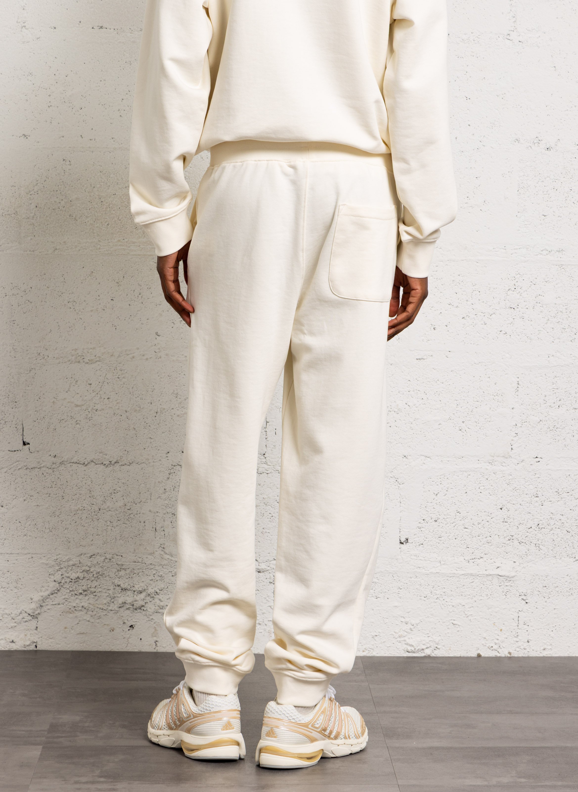 High-waisted cotton joggers AU PRINTEMPS PARIS Beige