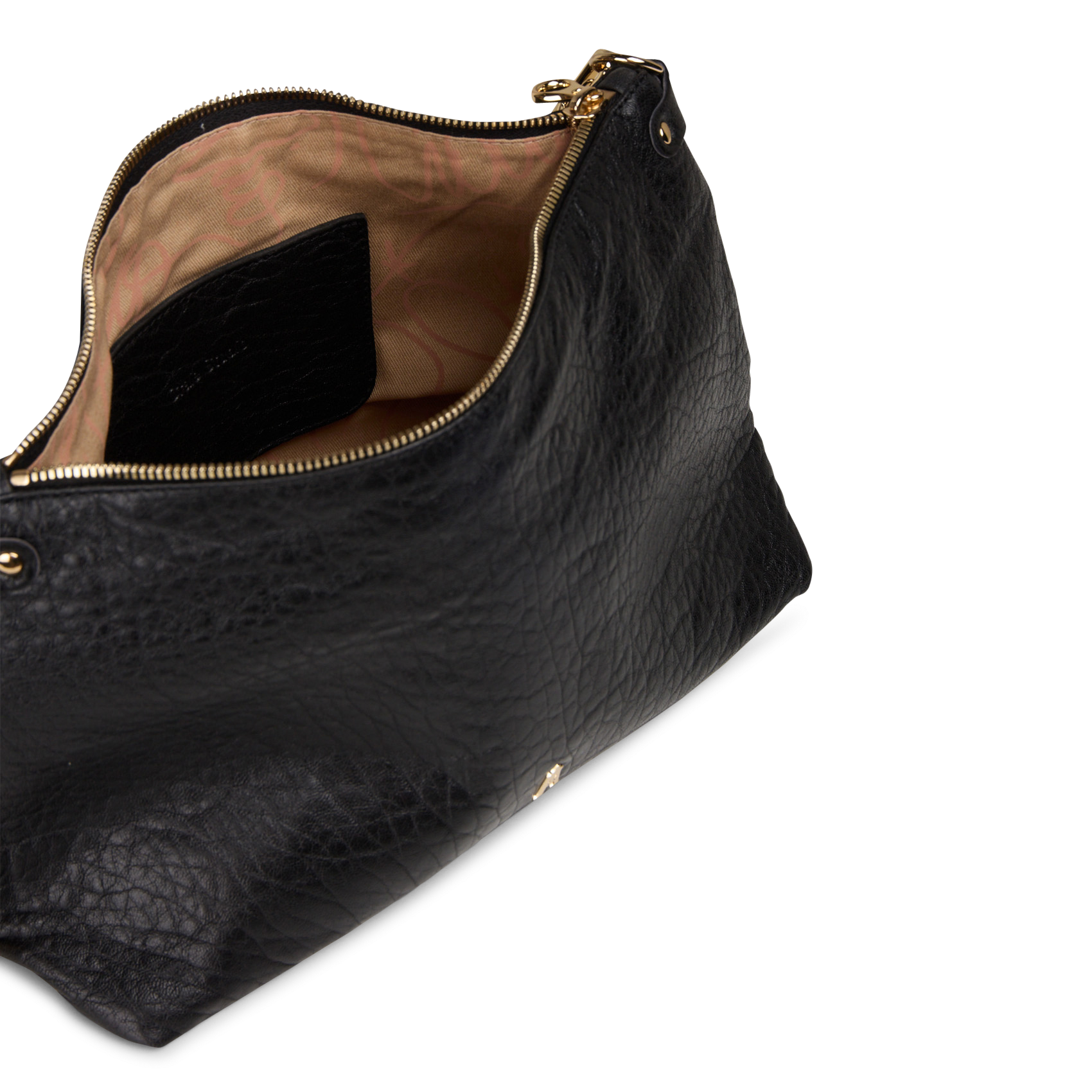 Lamsleren schoudertas | Zwart CRAIE STUDIO Dames