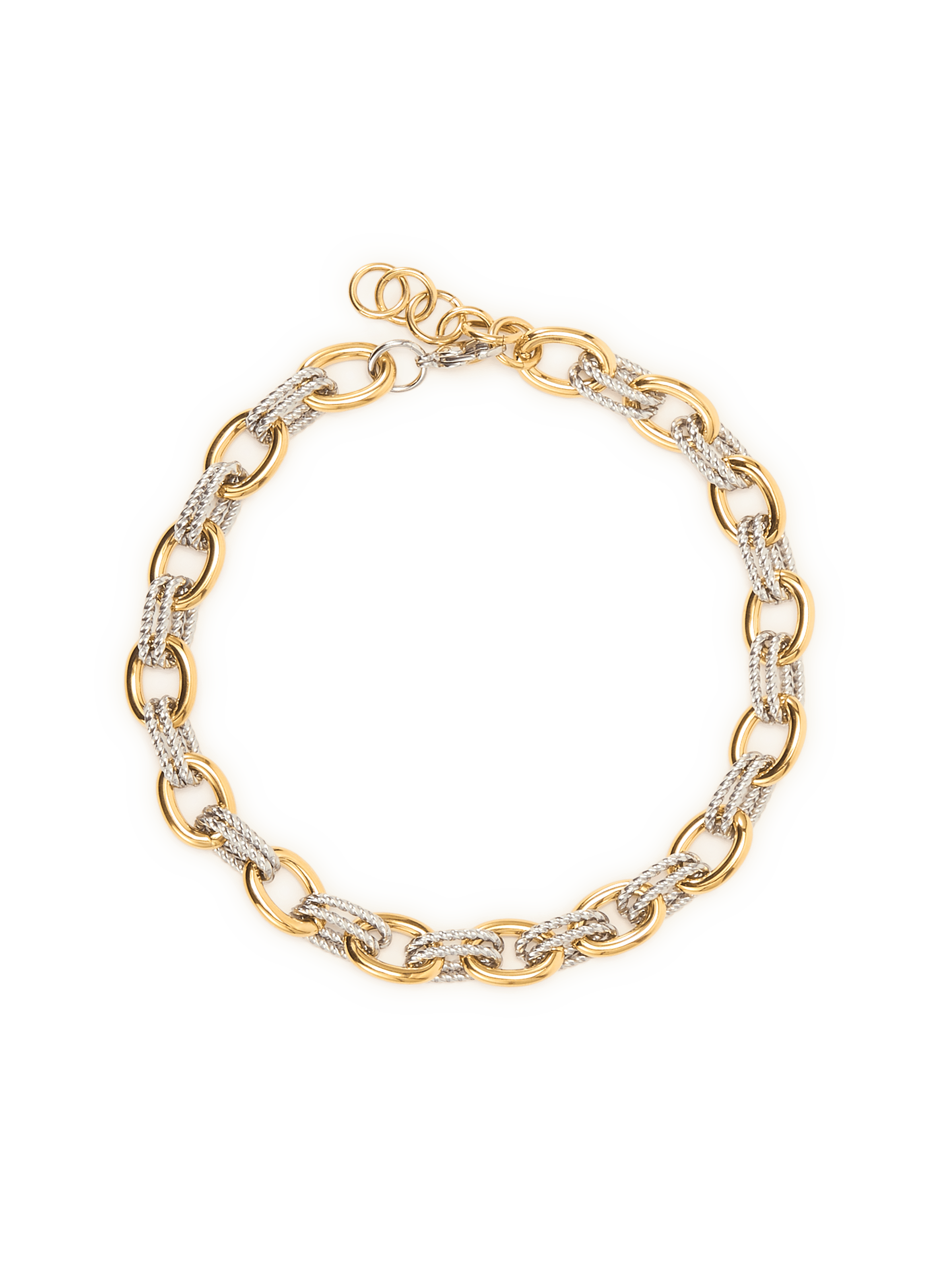 Round mesh necklace AU PRINTEMPS PARIS Silver