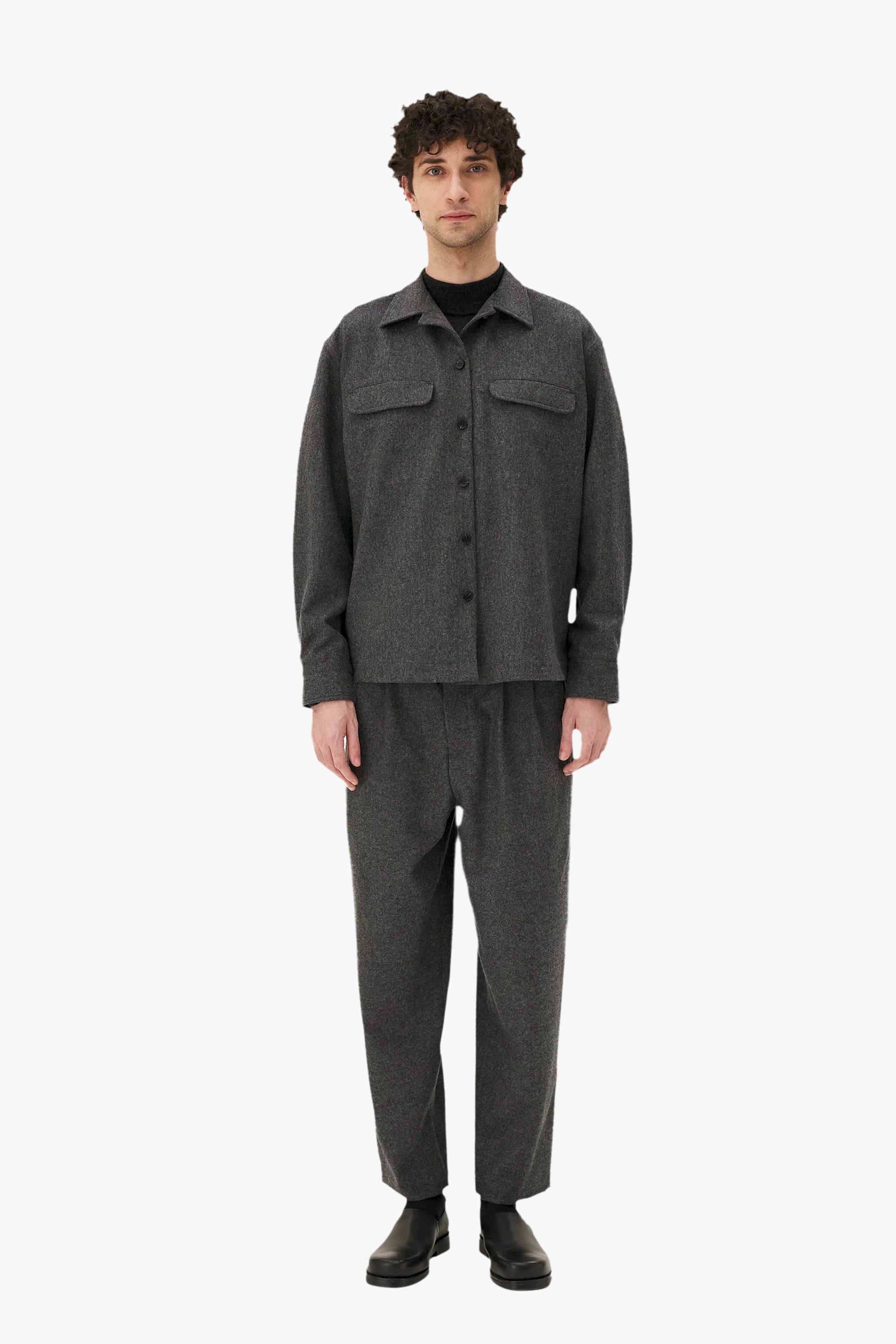Flap Pocket Shirt March Noyoco Grey