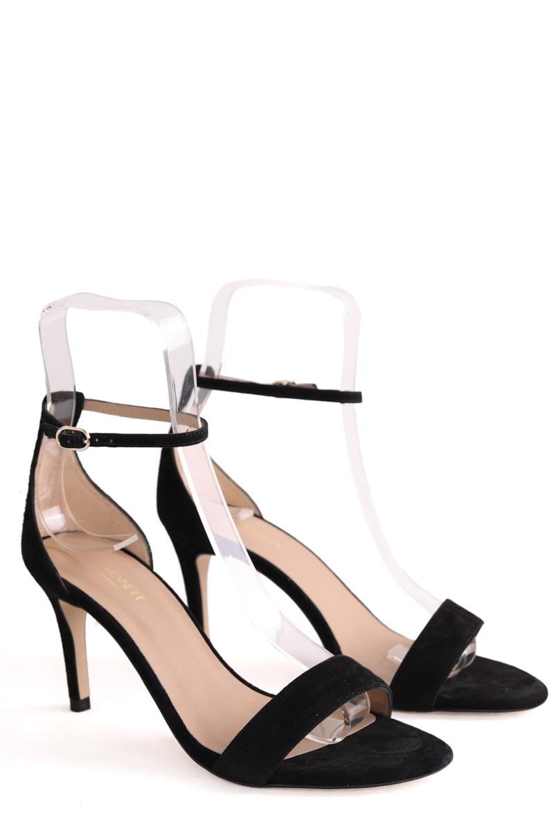 Faux leather sandals LK BENNETT - Seconde Main Black