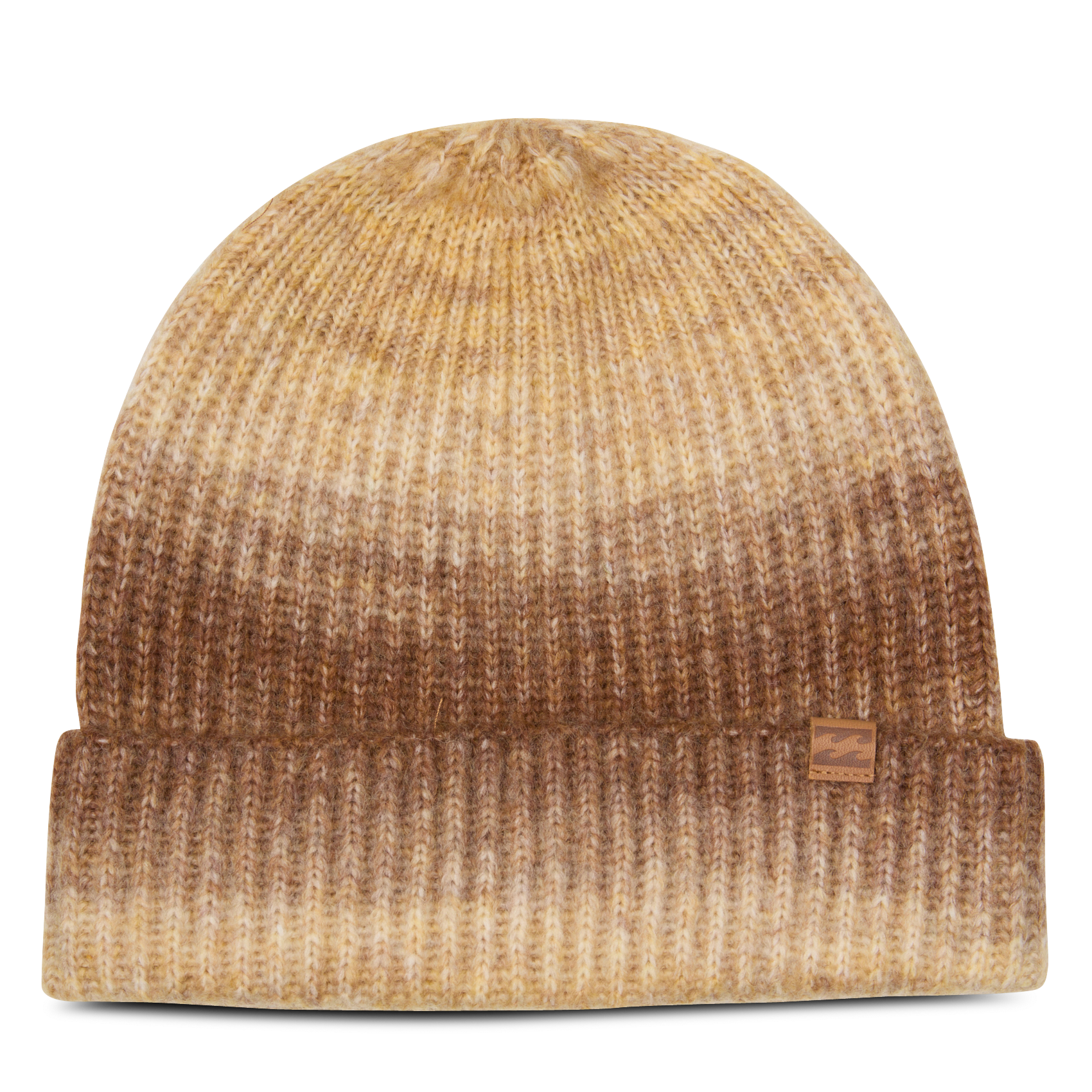Bonnet côtelé en maille BILLABONG Jaune