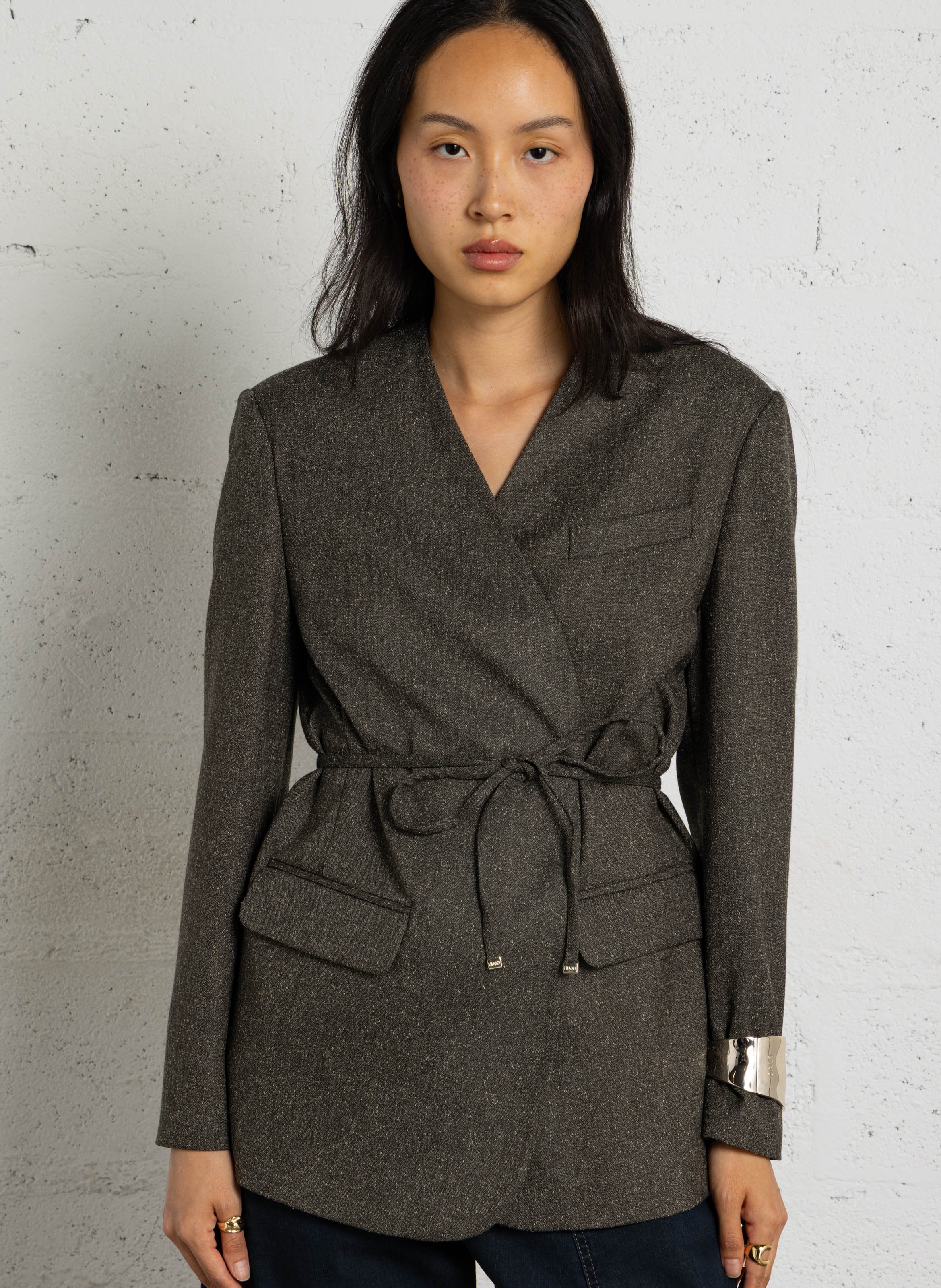Blazer ceinturé LIU JO Vert