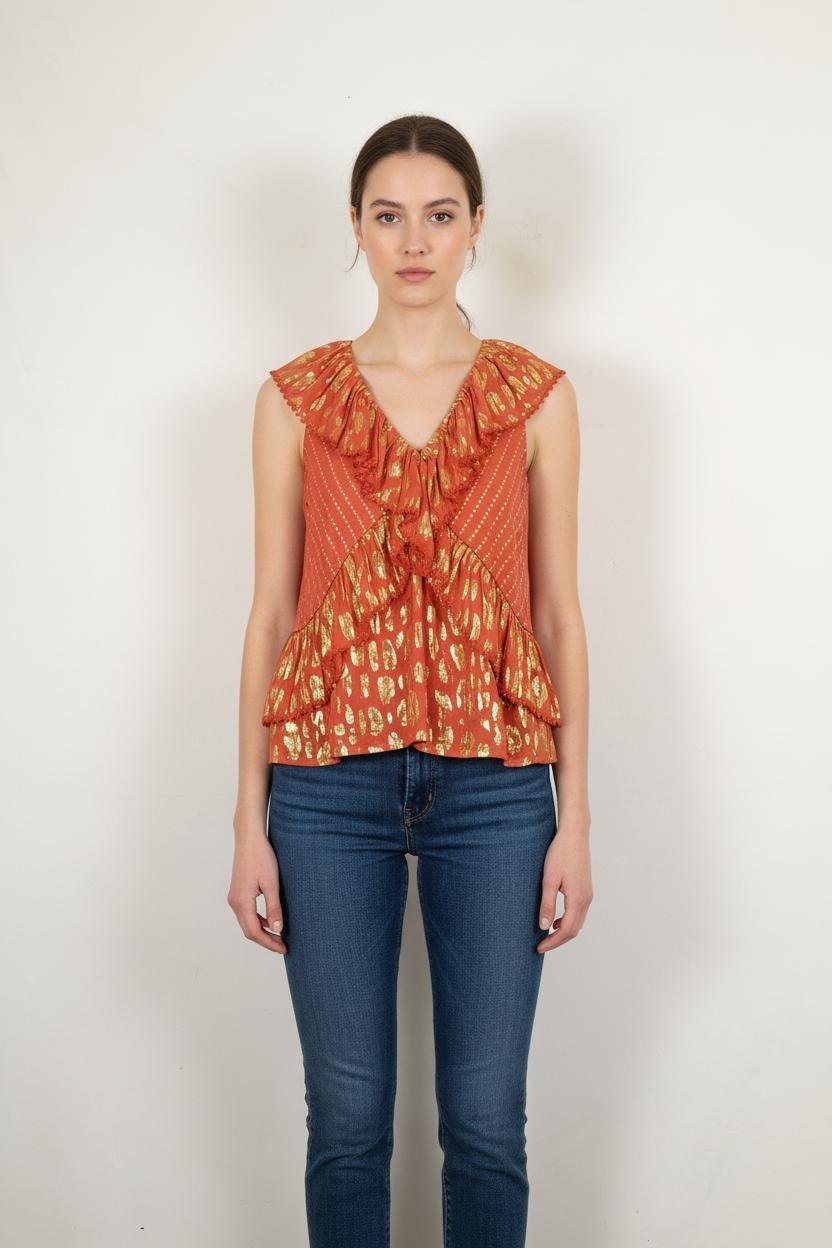 Top & tank top Manoush - Seconde Main Orange
