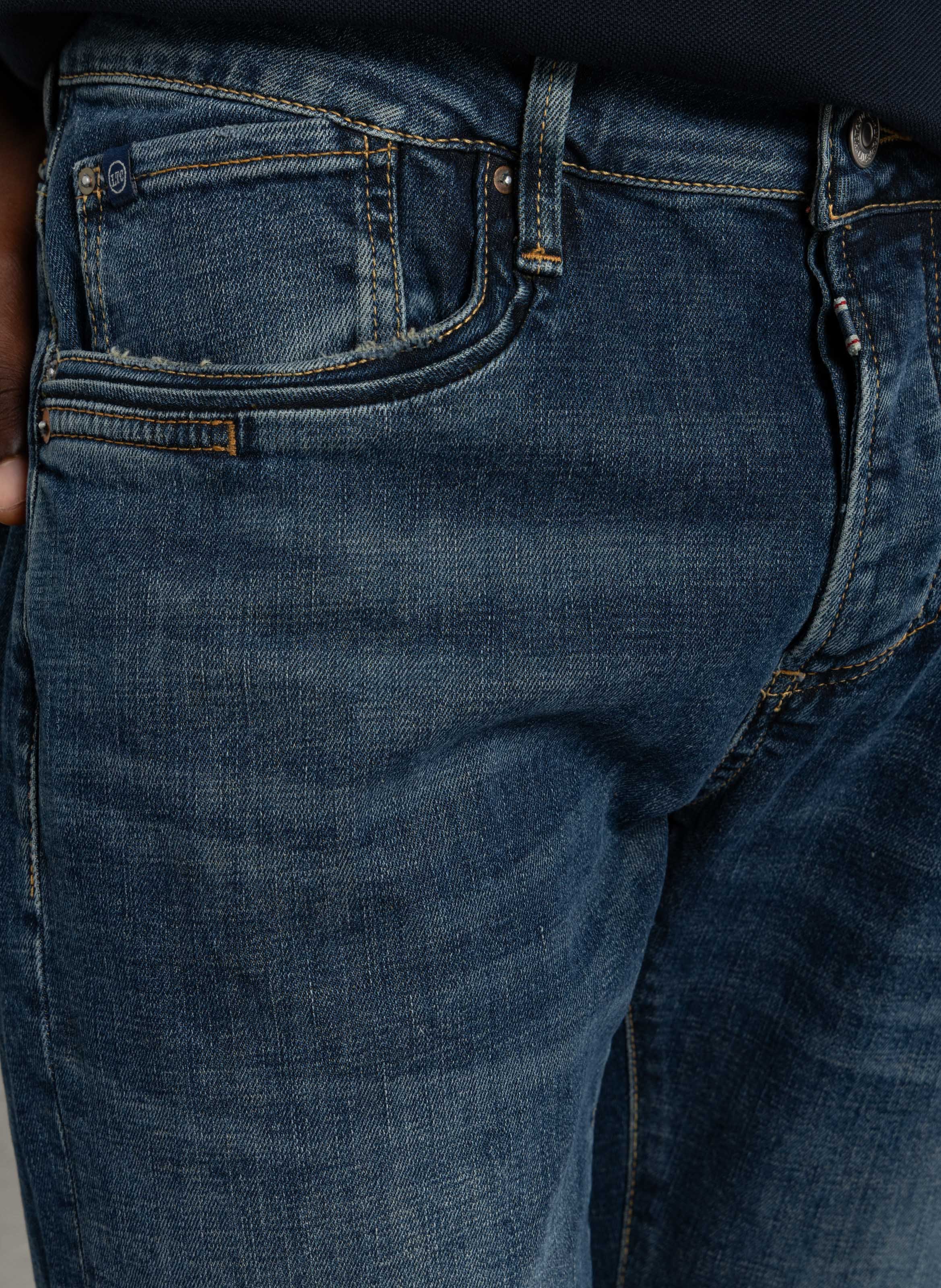 Slimfit-Jeans mit 5 Taschen LE TEMPS DES CERISES Blau