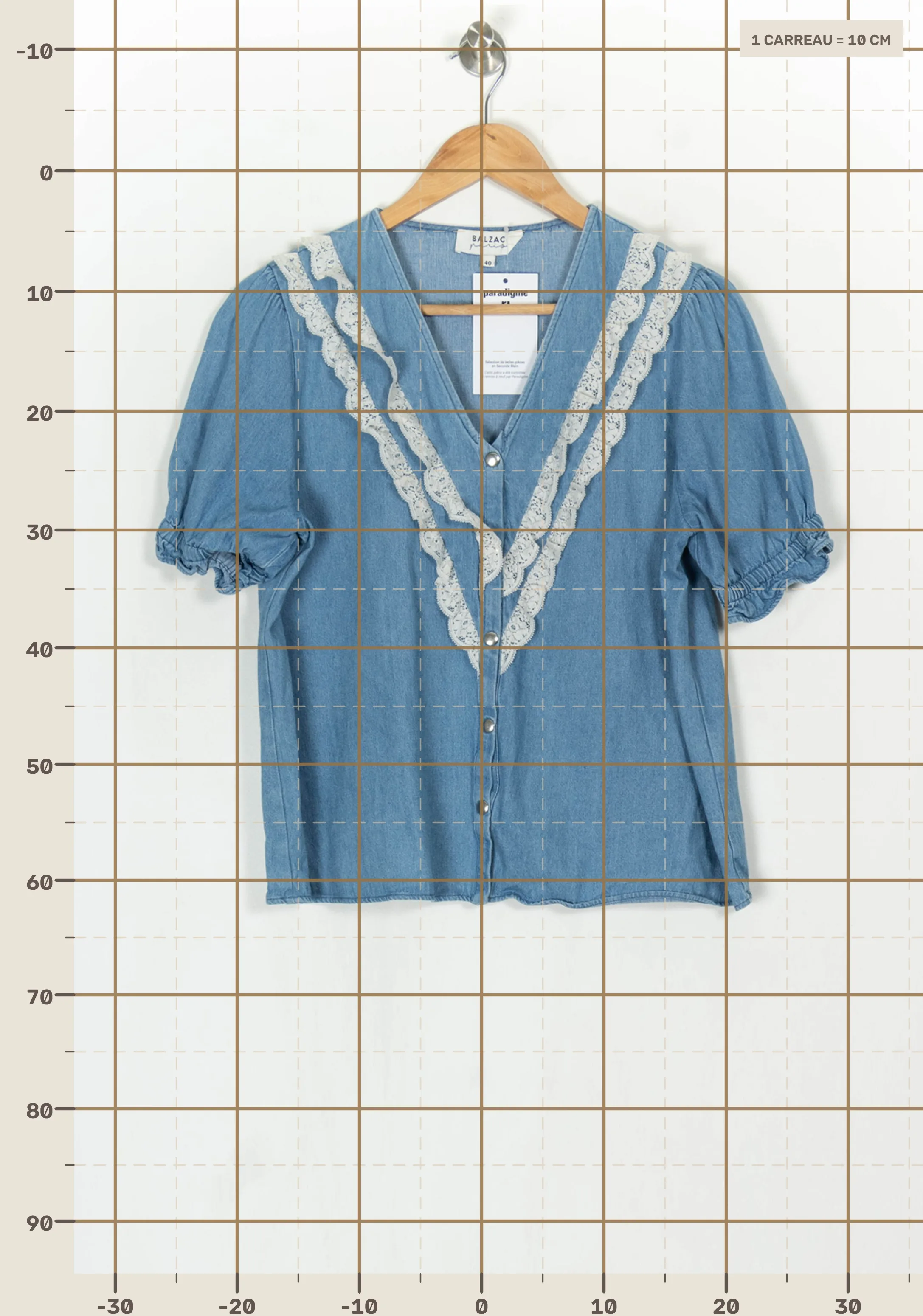 Blouse BALZAC PARIS - Seconde Main Blue