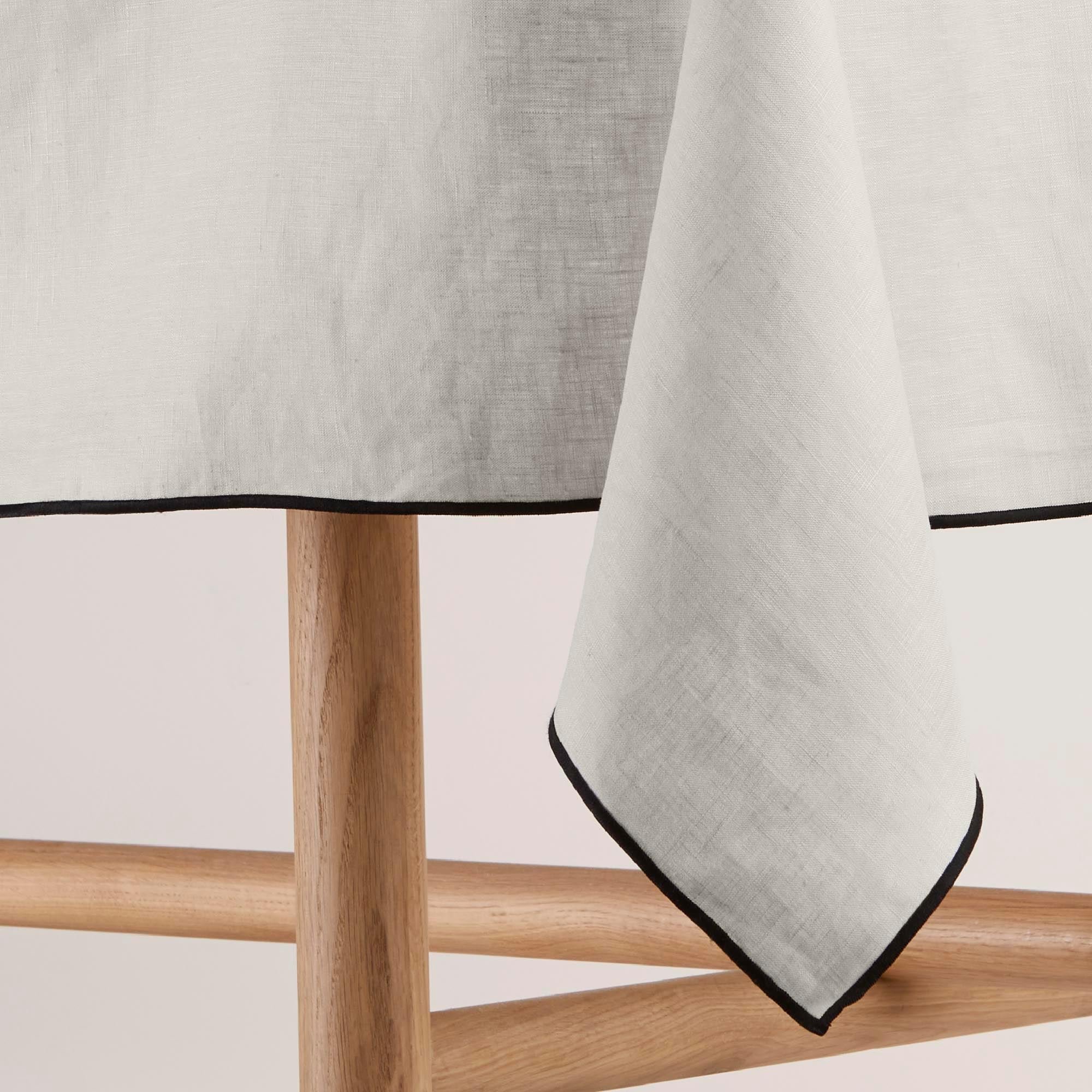 CARLINA - Square linen tablecloth MADURA Beige
