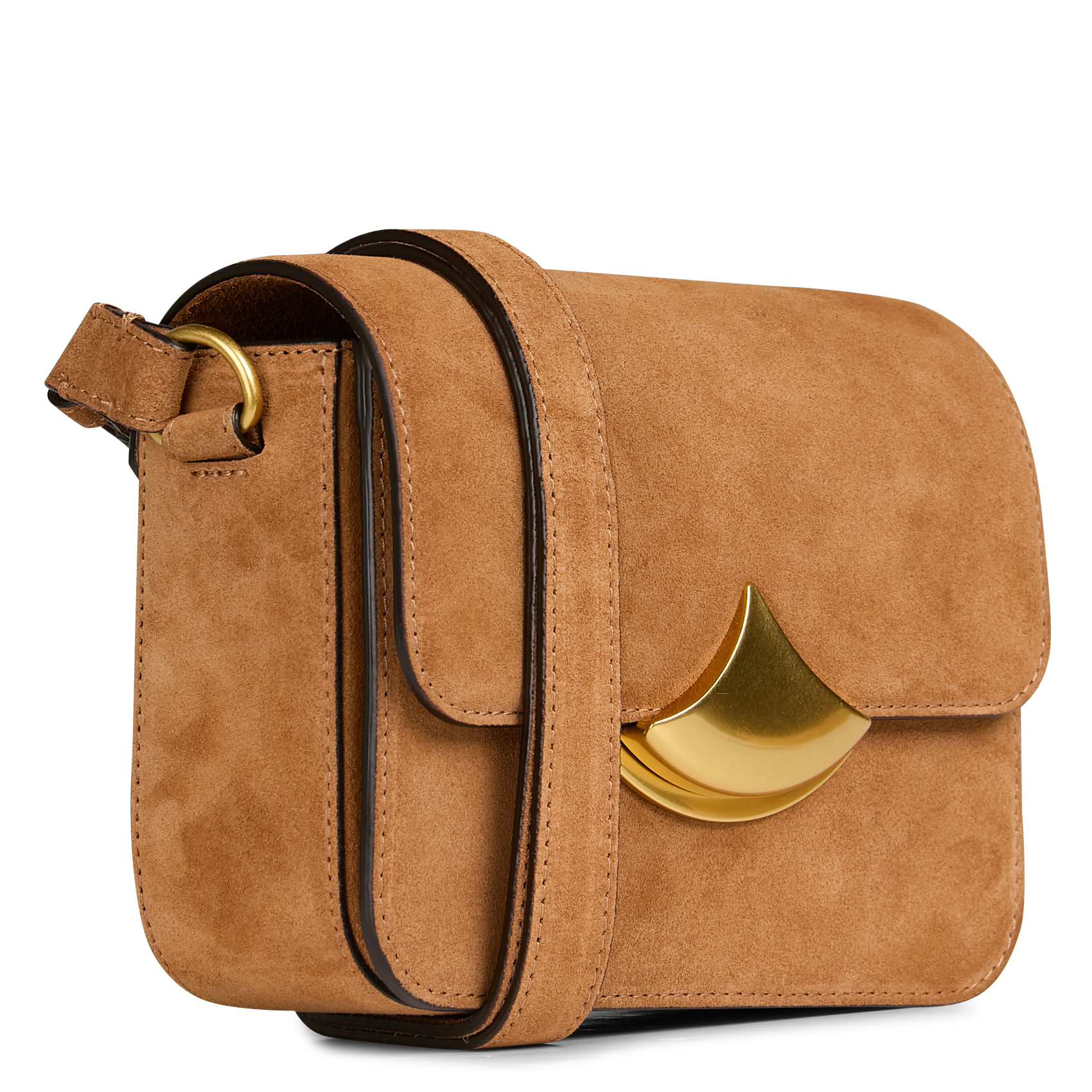 Sac bandoulière en cuir SESSUN Beige