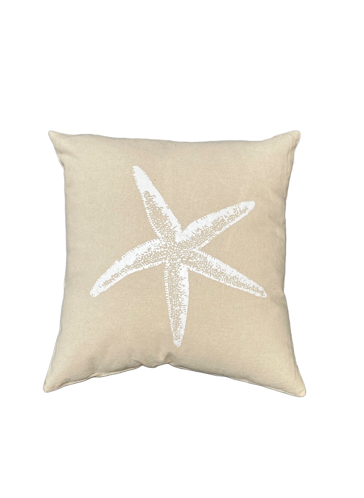Square printed cotton cushion TODAY LINGE DE MAISON White