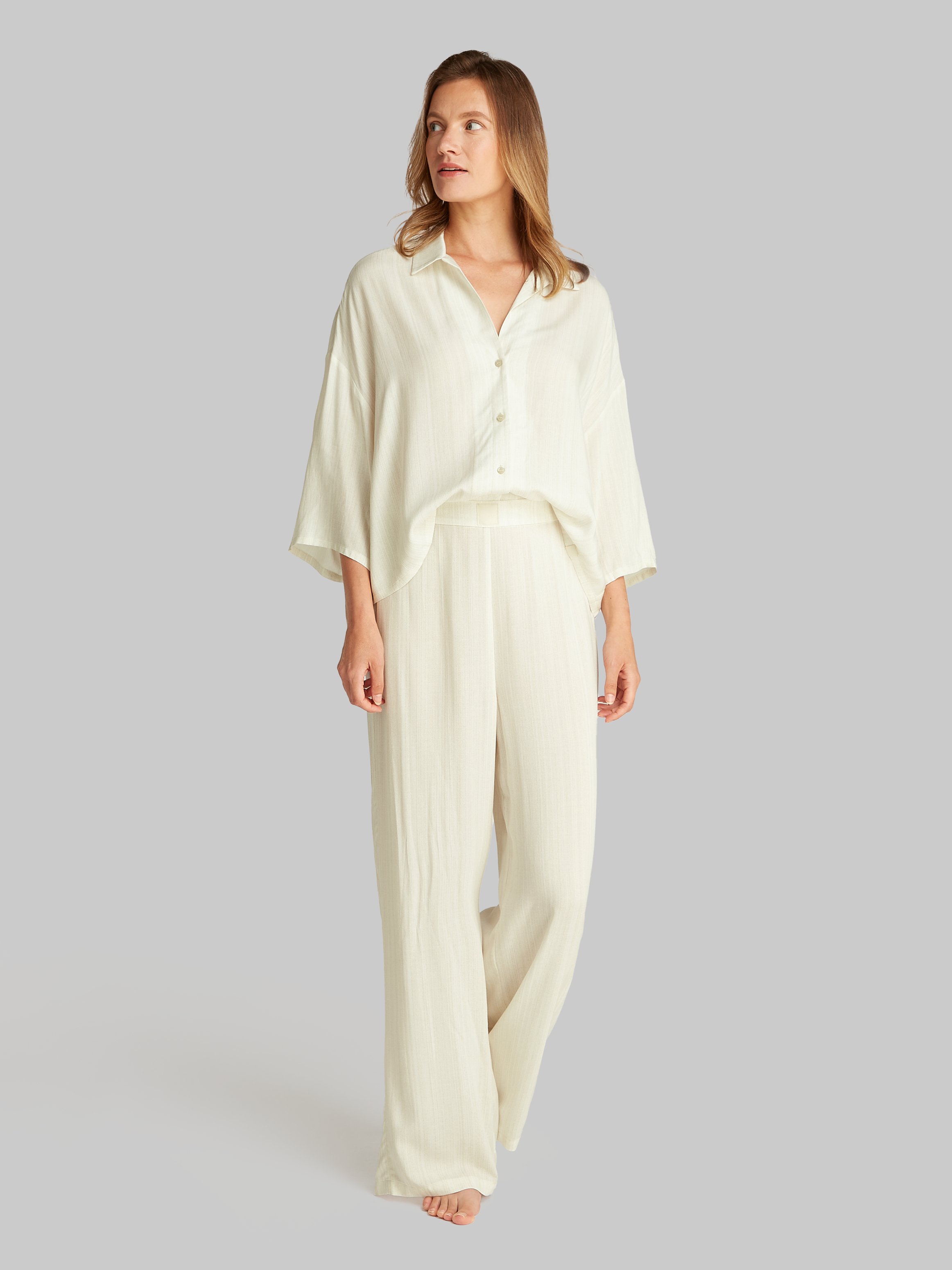 Pantalon large fluide CALVIN KLEIN UNDERWEAR Blanc