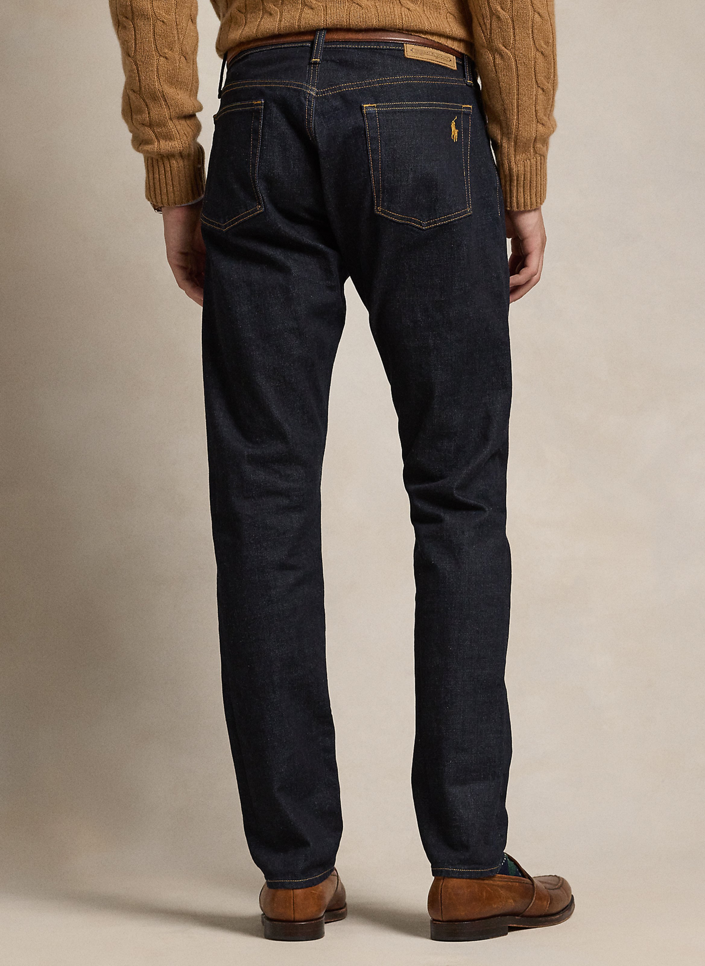 Slim-fit cotton-blend jeans POLO RALPH LAUREN Blue