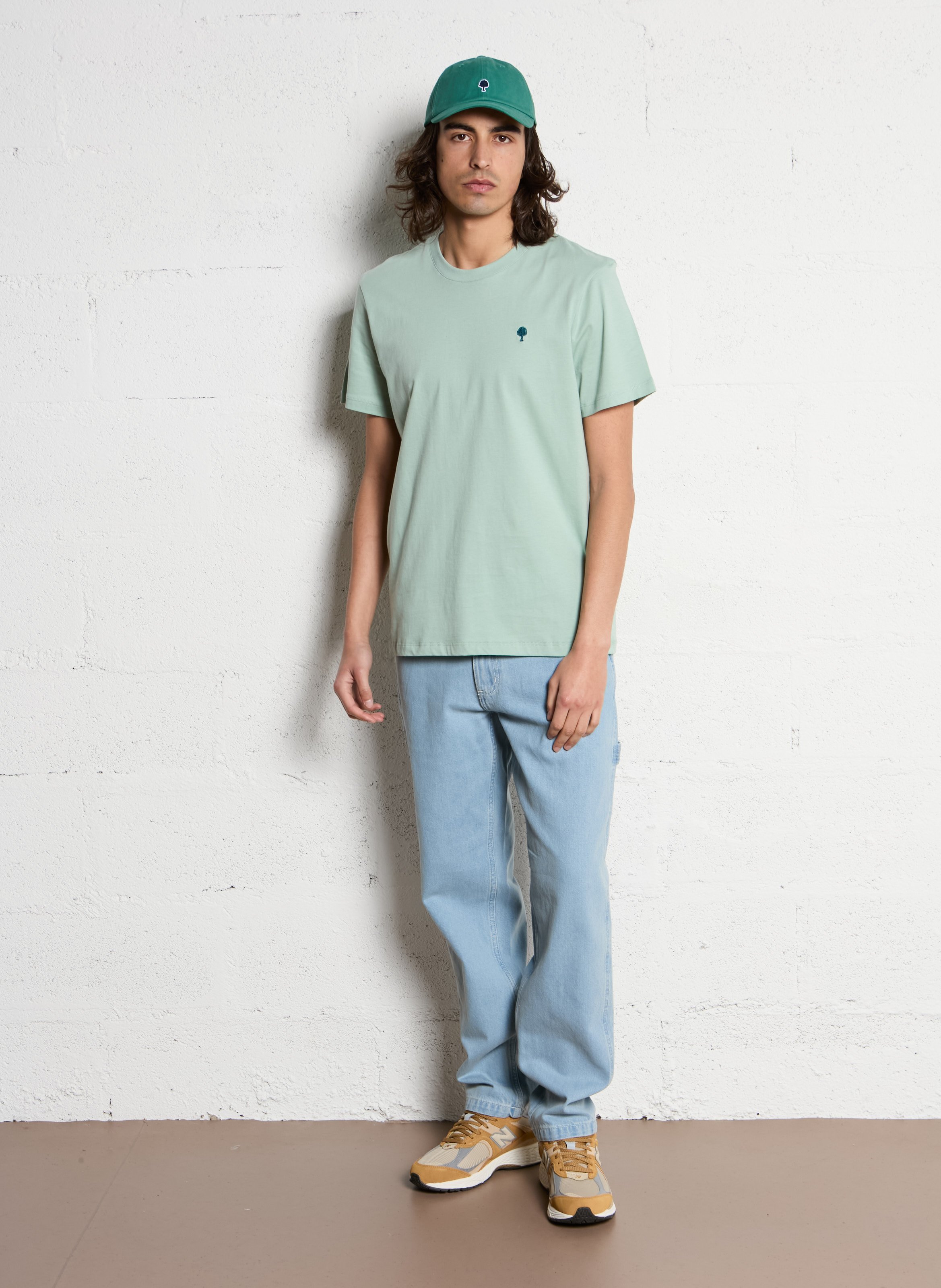 Jean droit en coton DICKIES Bleu