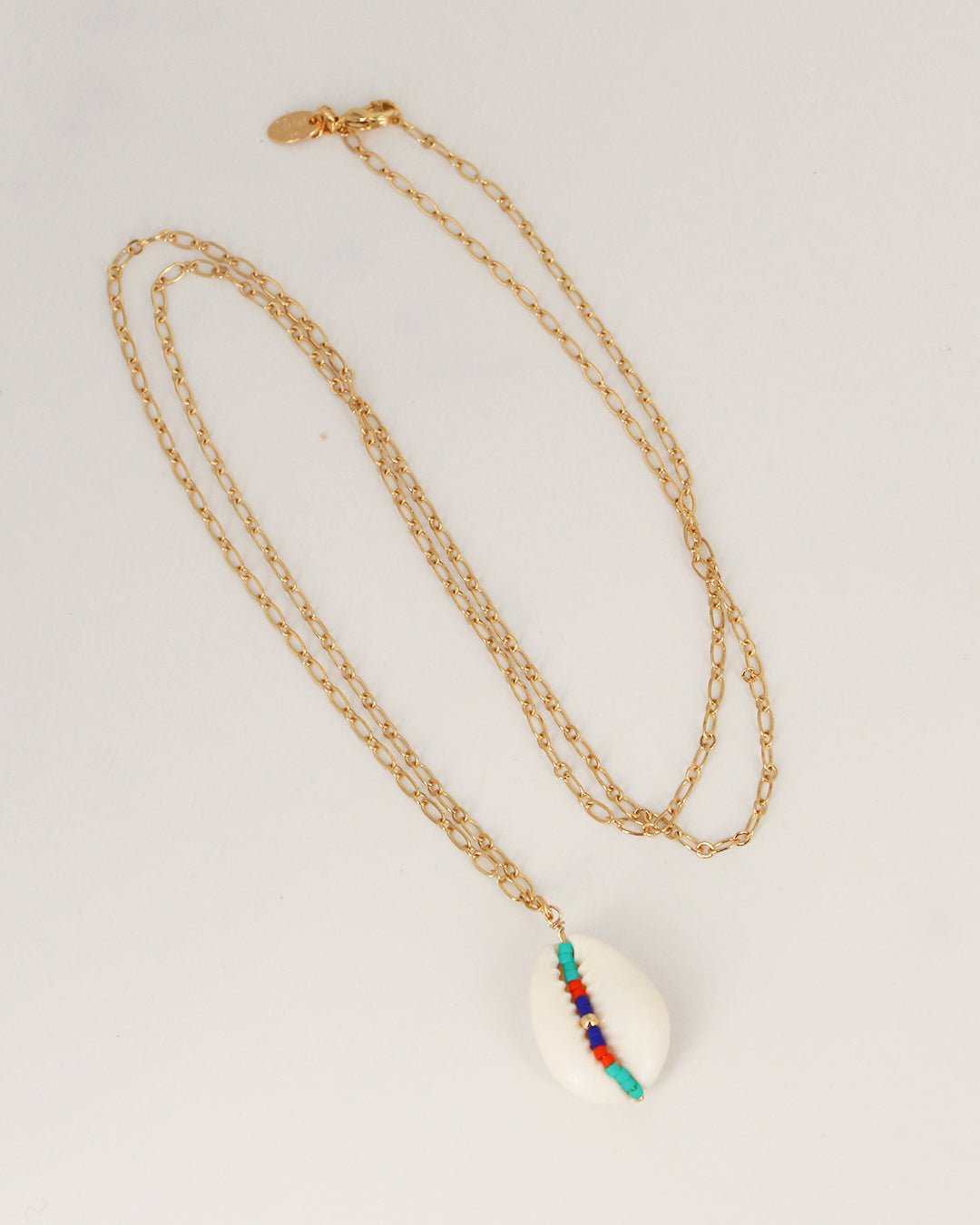 Long necklace NILAI Golden