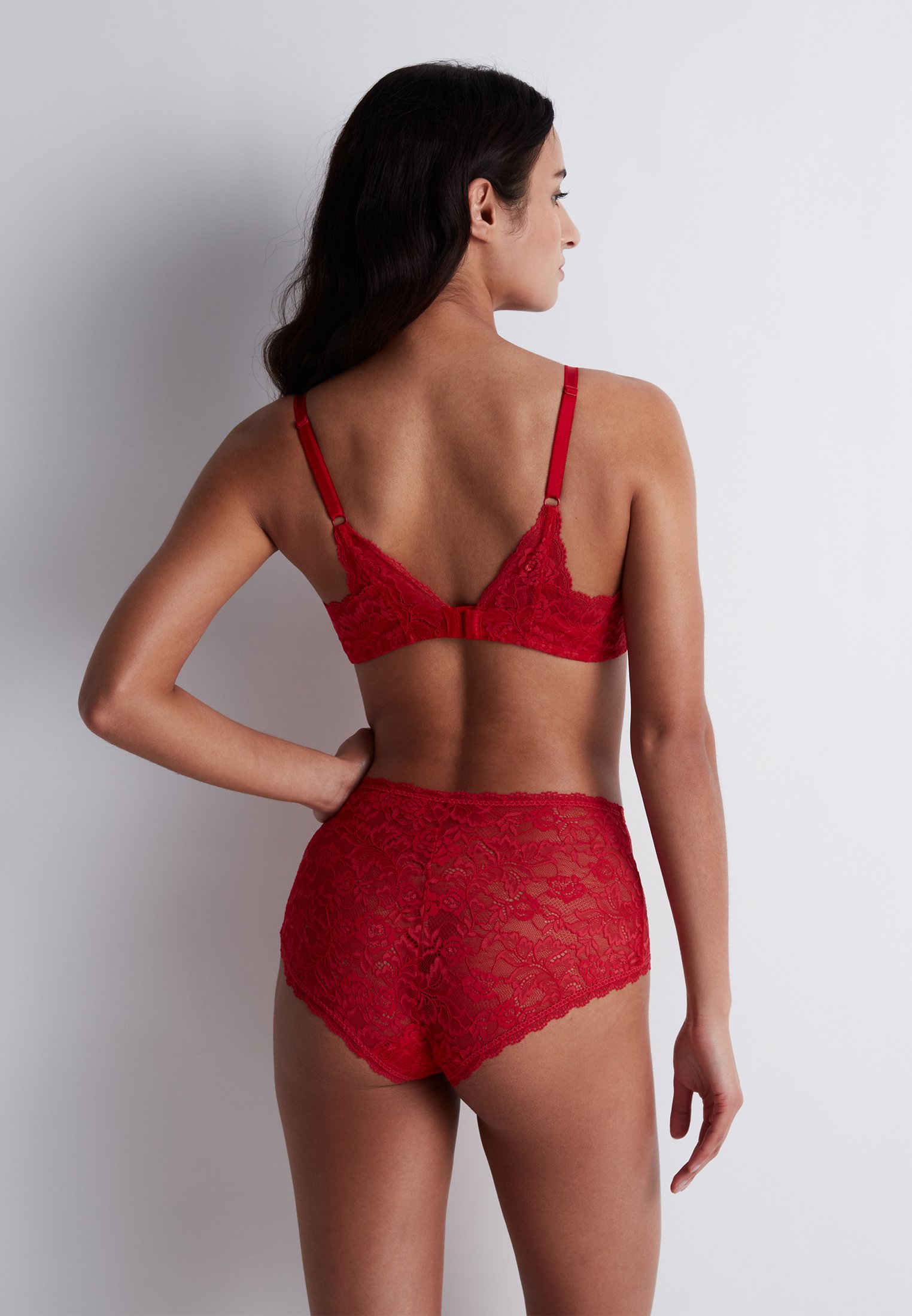 Half-cup bra AUBADE Red