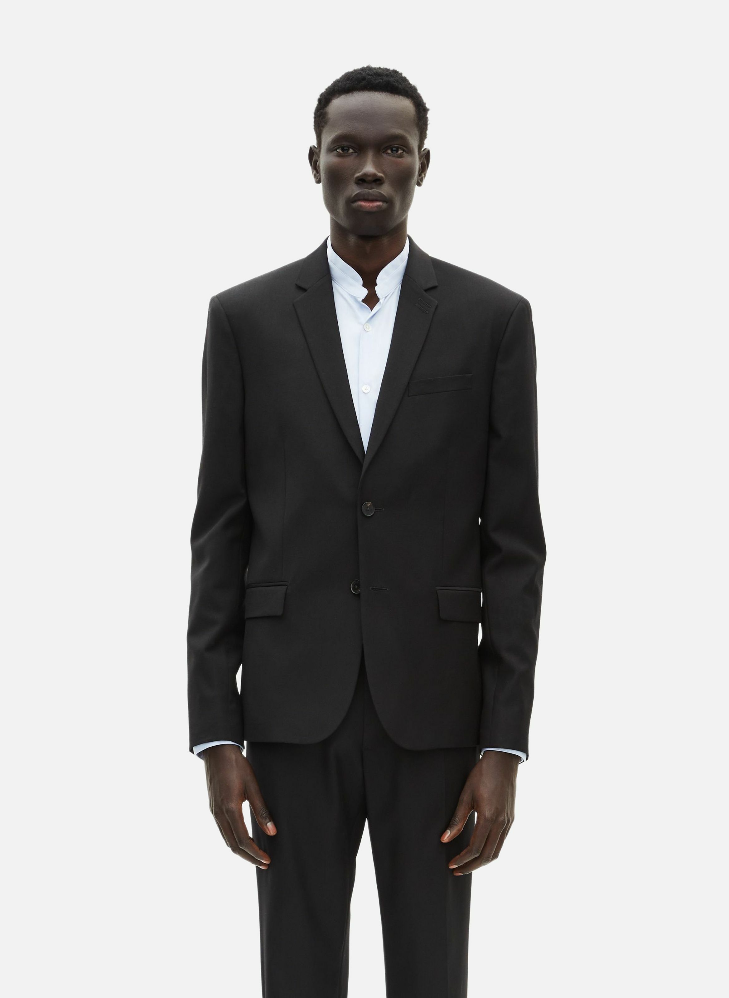 Tailored wool suit jacket with a slim fit THE KOOPLES Black