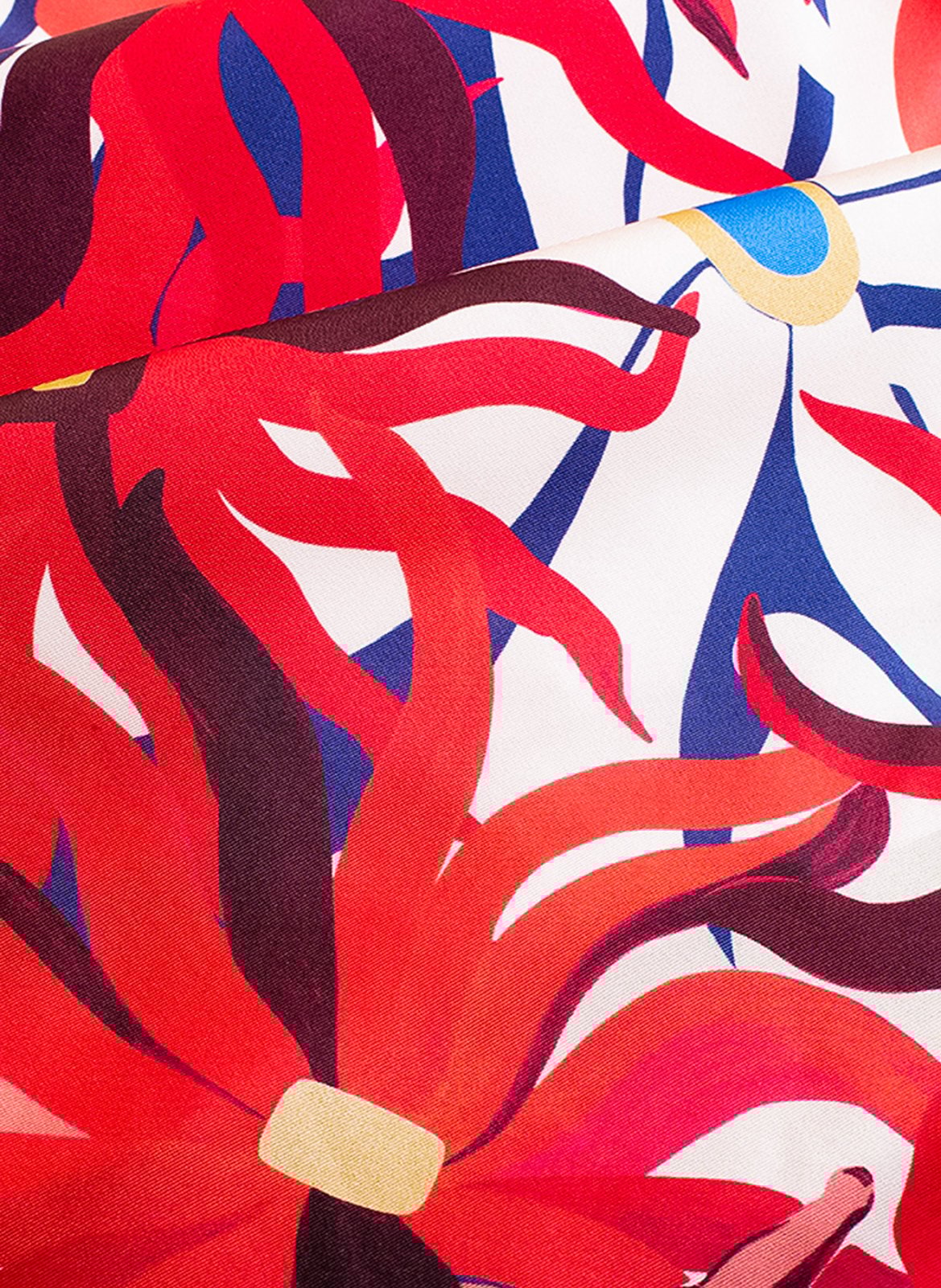 Floaty silk scarf PETITJEAN PARIS Blue