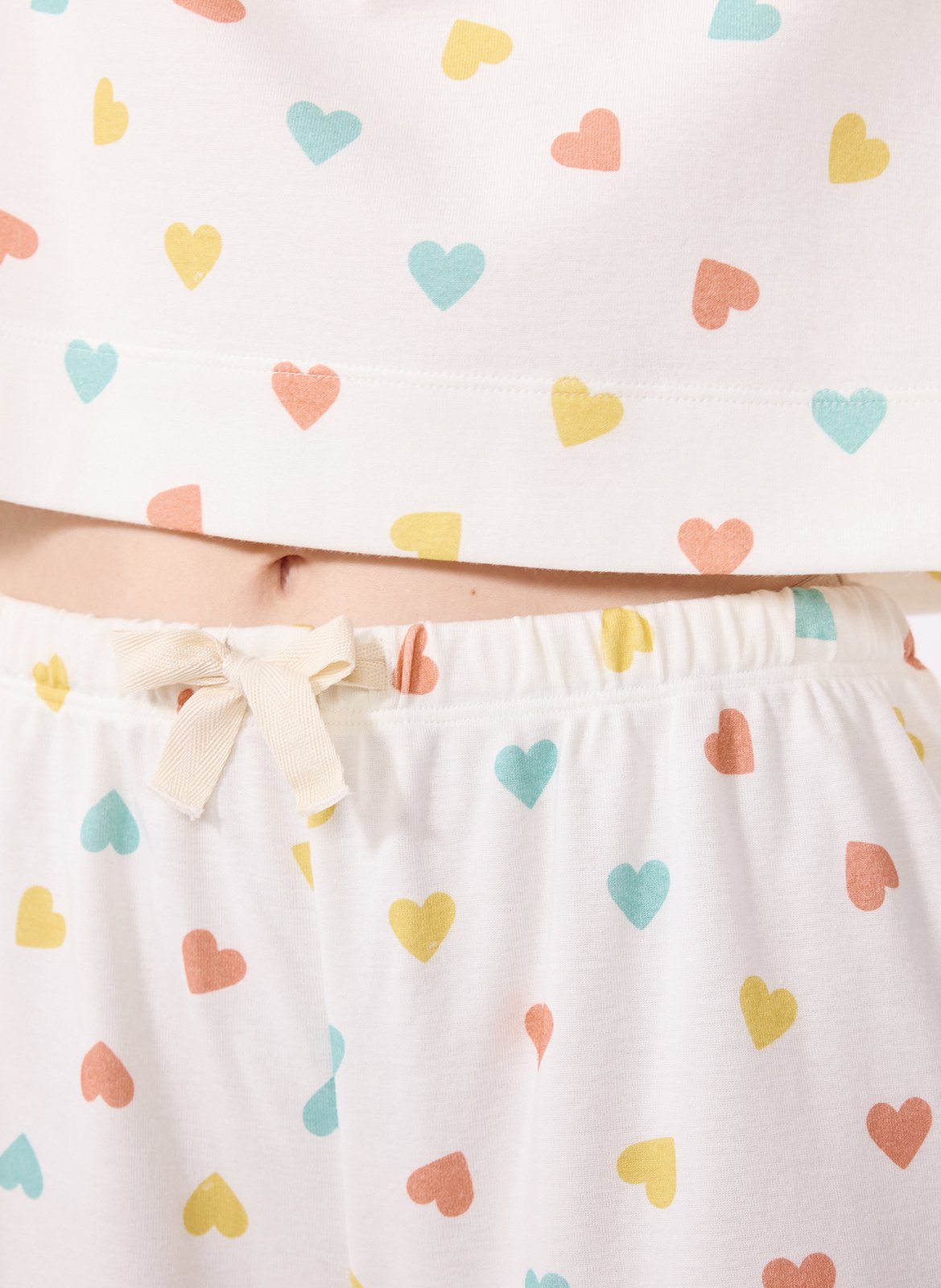 Herz-Pyjama PETIT BATEAU Mehrfarbig