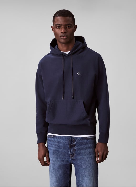 Sweat à capuche en coton bio Blanc pour homme B&F Sweat à capuche en coton bio Blanc pour homme B&F