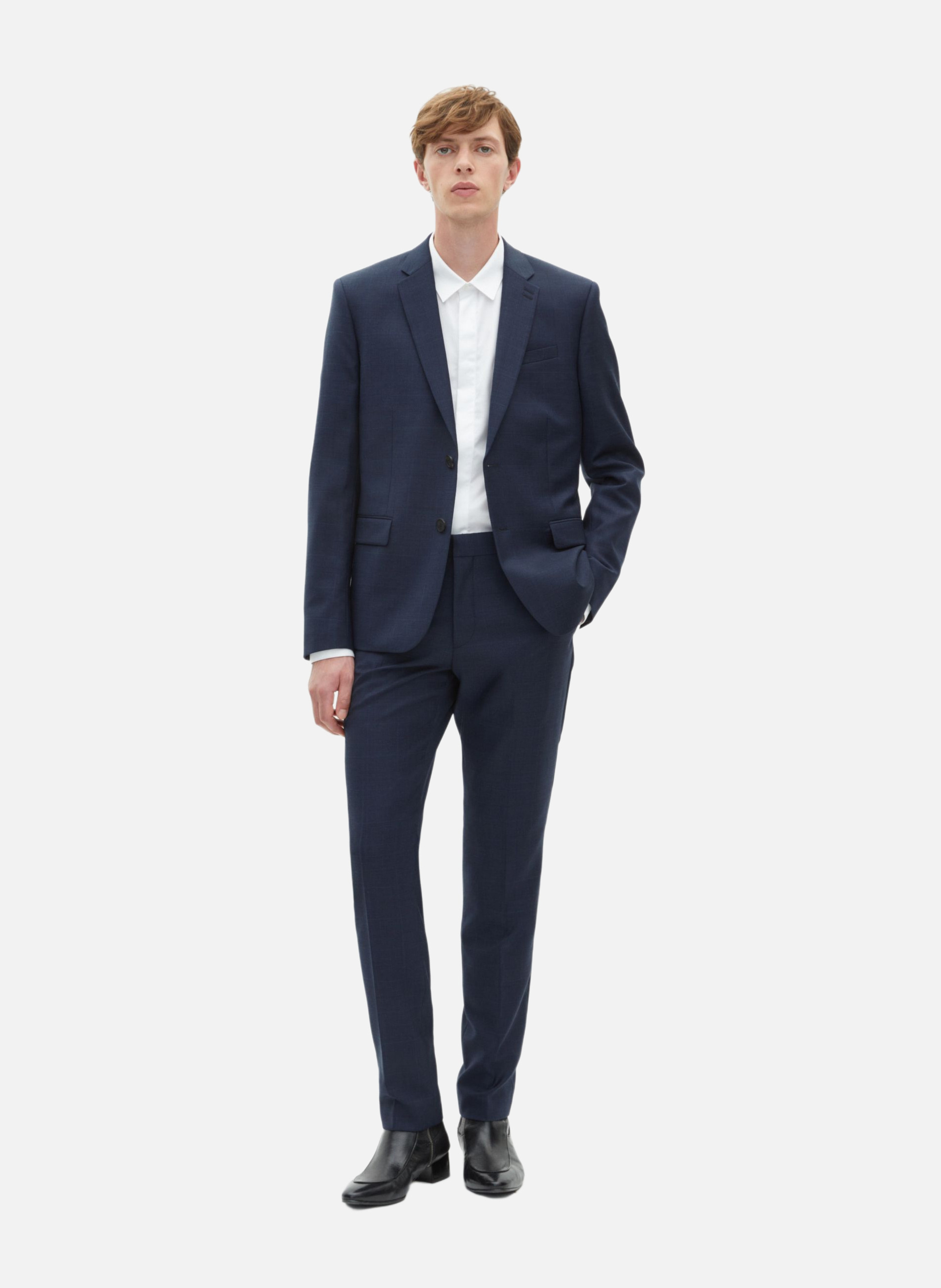 Fitted suit trousers THE KOOPLES Blue