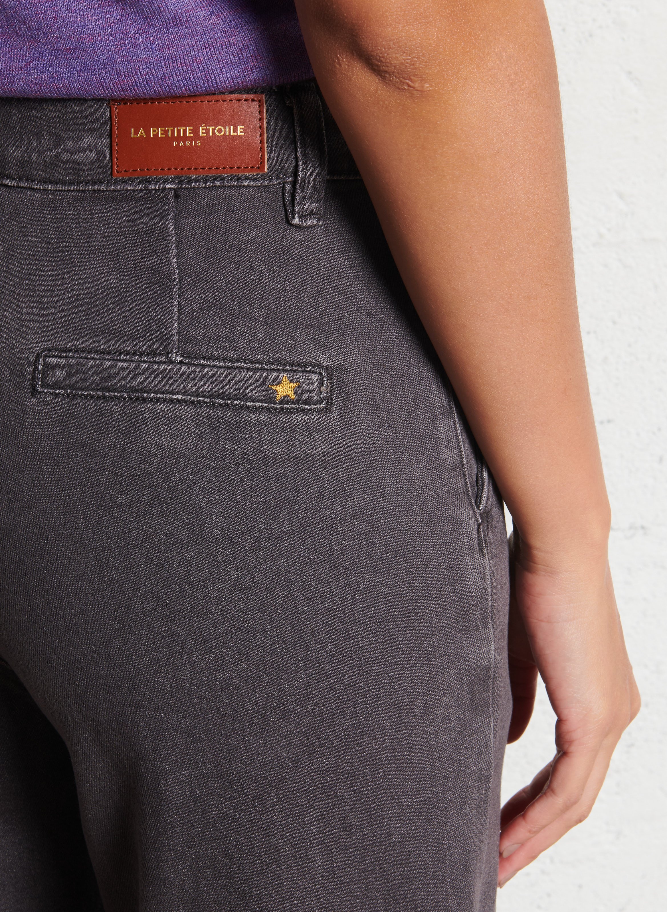 Jean large LA PETITE ETOILE Gris