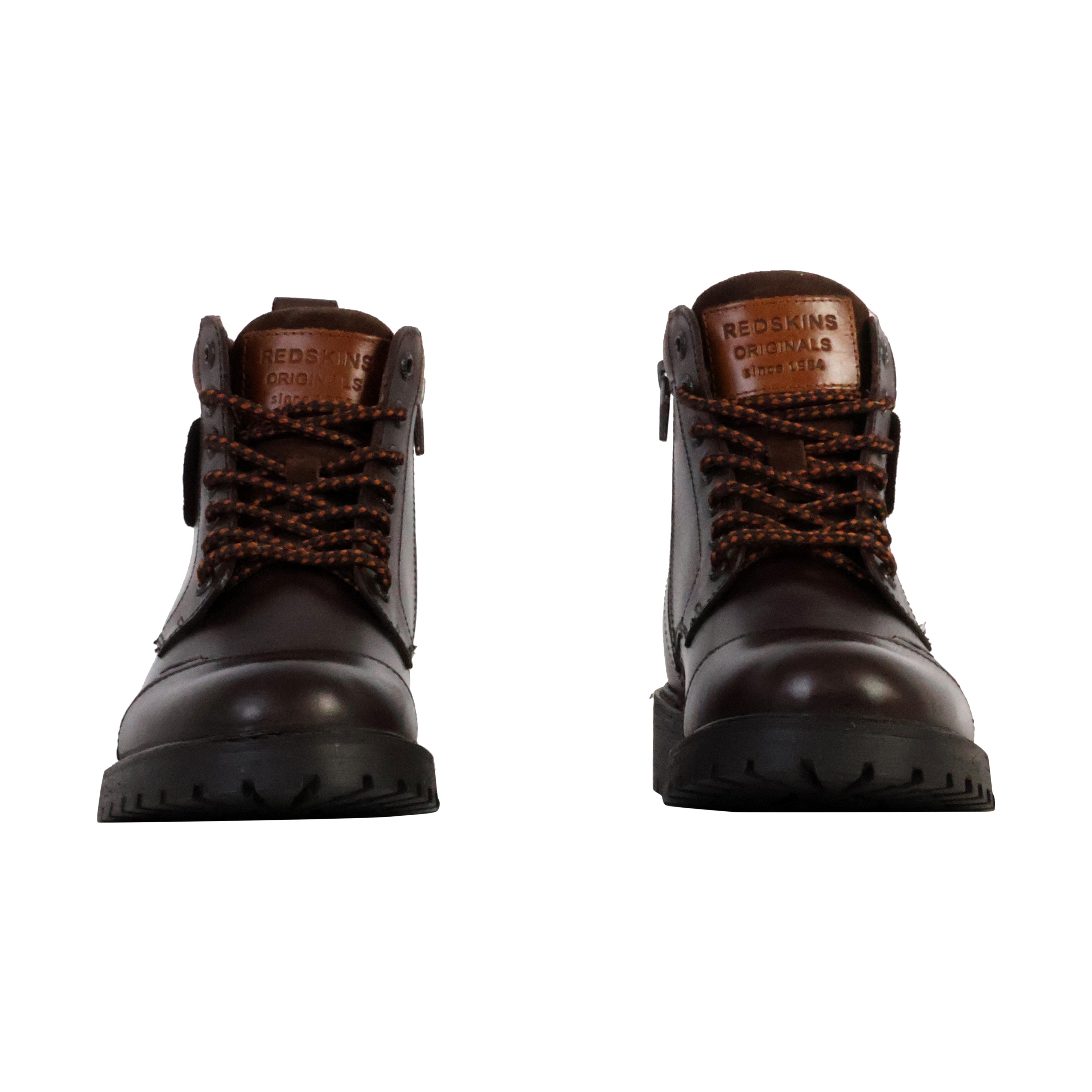 Leather ankle boots tutorial REDSKINS Brown