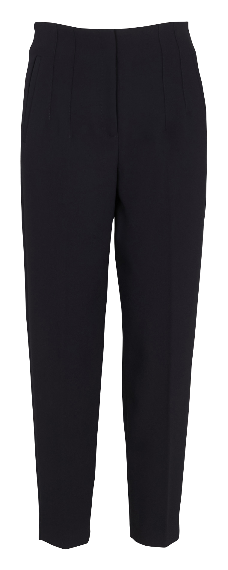 High-waisted plain cigarette pants ZAPA Blue