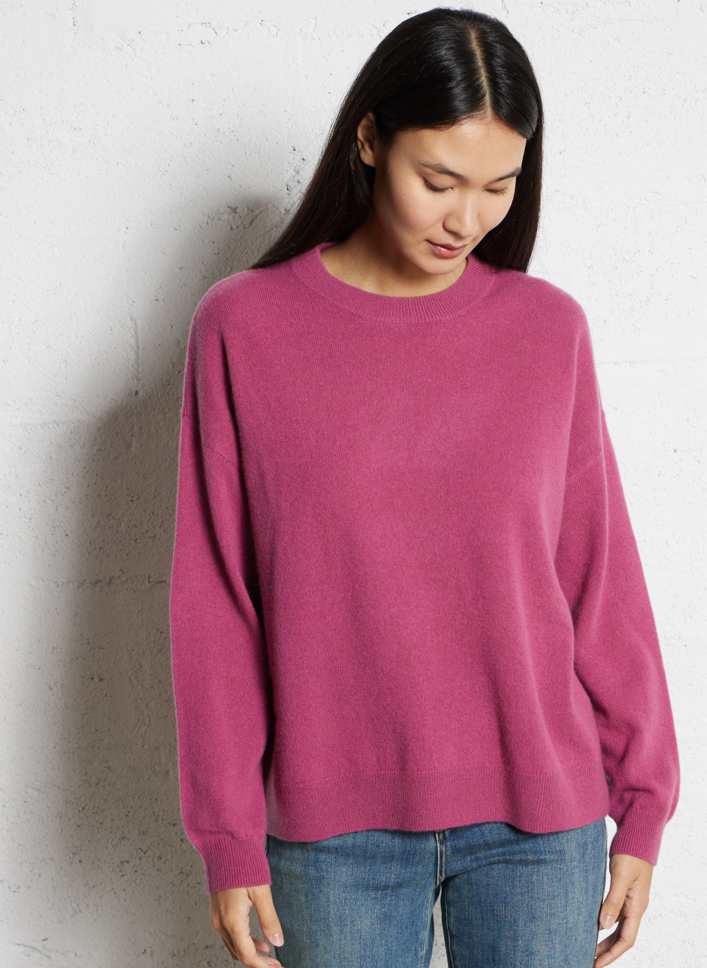 Pull ample col rond en cachemire SUD EXPRESS