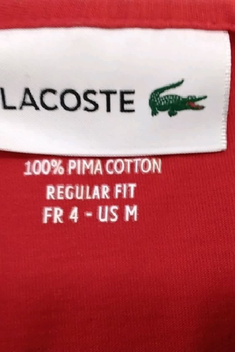 T-shirt LACOSTE - SECONDE MAIN Red