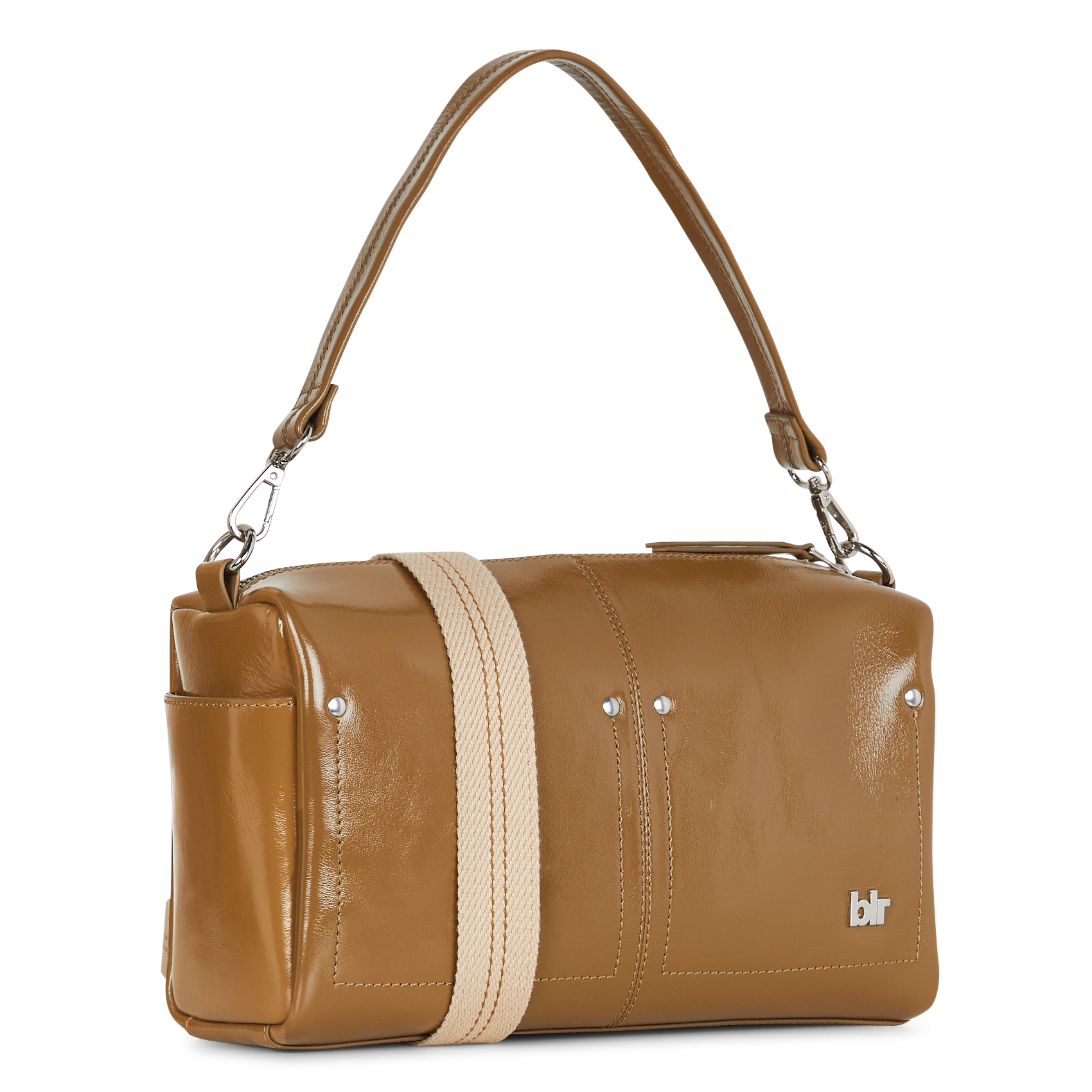 A-line leather skirt BELLEROSE Brown