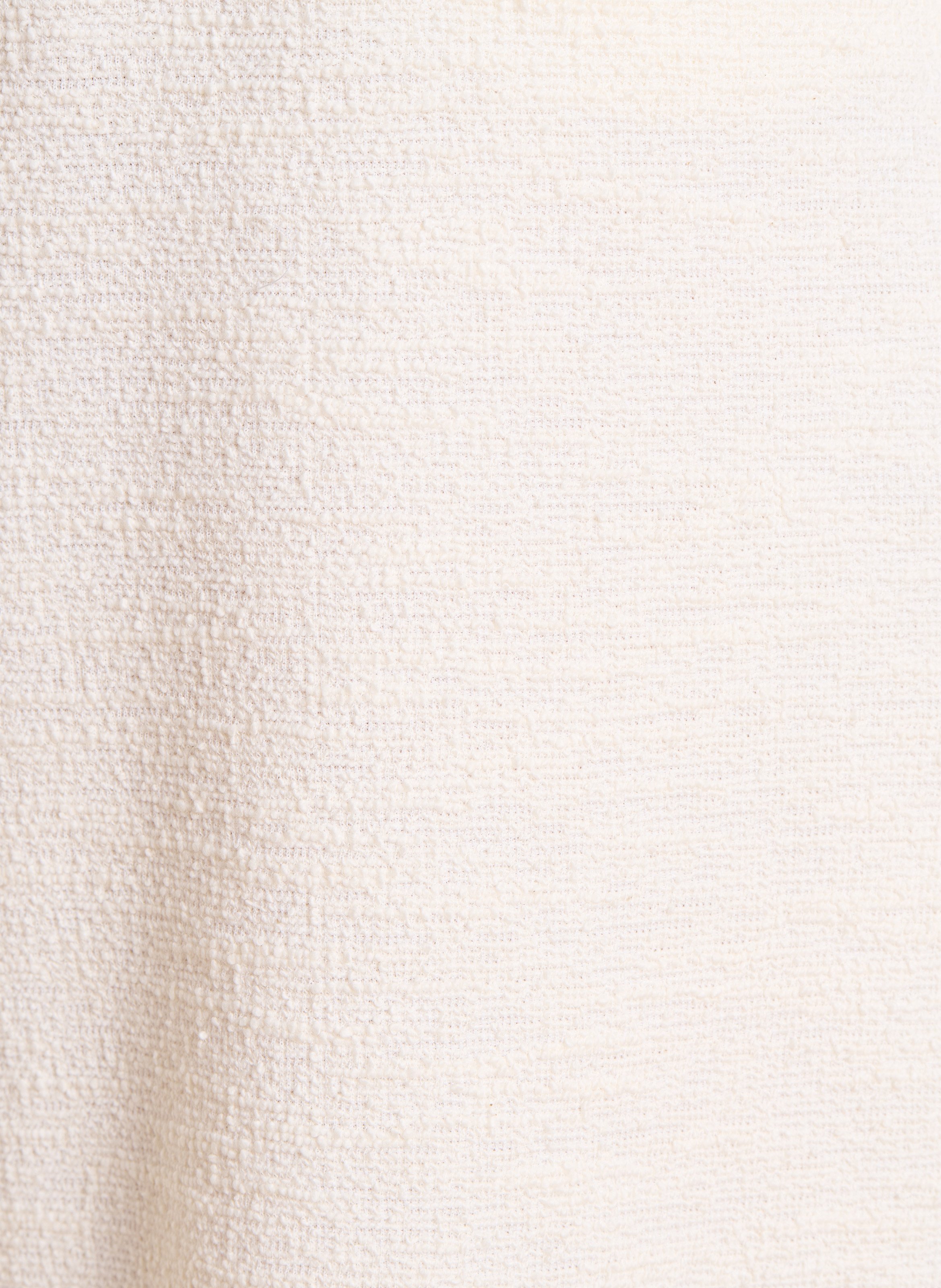 Pantalon large en coton mélangé LA FEE MARABOUTEE Blanc