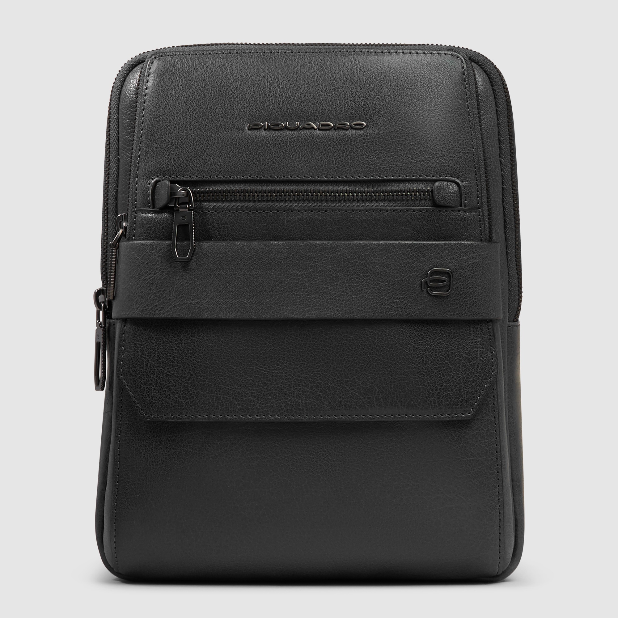 Men's shoulder bag for iPad® PIQUADRO Black