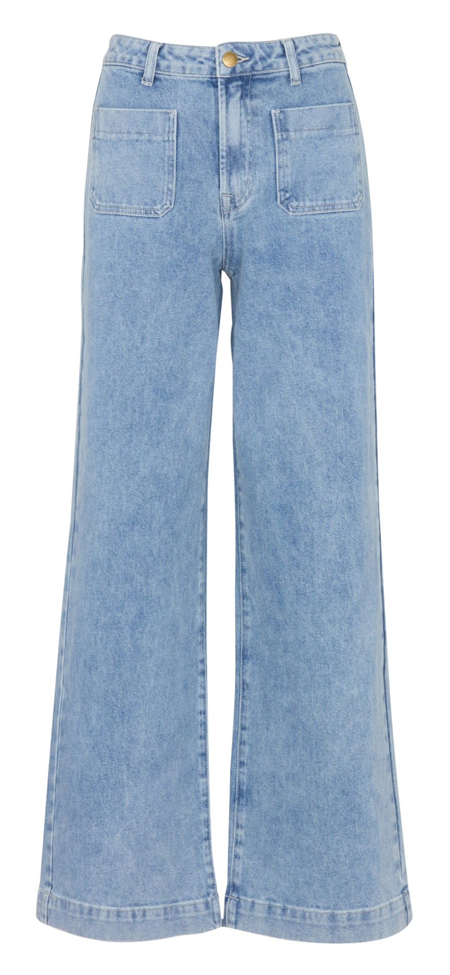 Weite Jeans aus Baumwoll-Mix LA PETITE ETOILE Blau