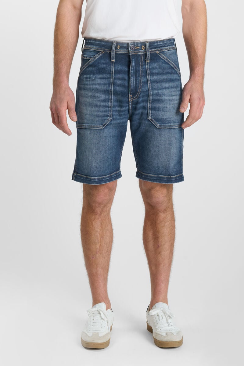 Denim Bermuda Shorts LE TEMPS DES CERISES Blue