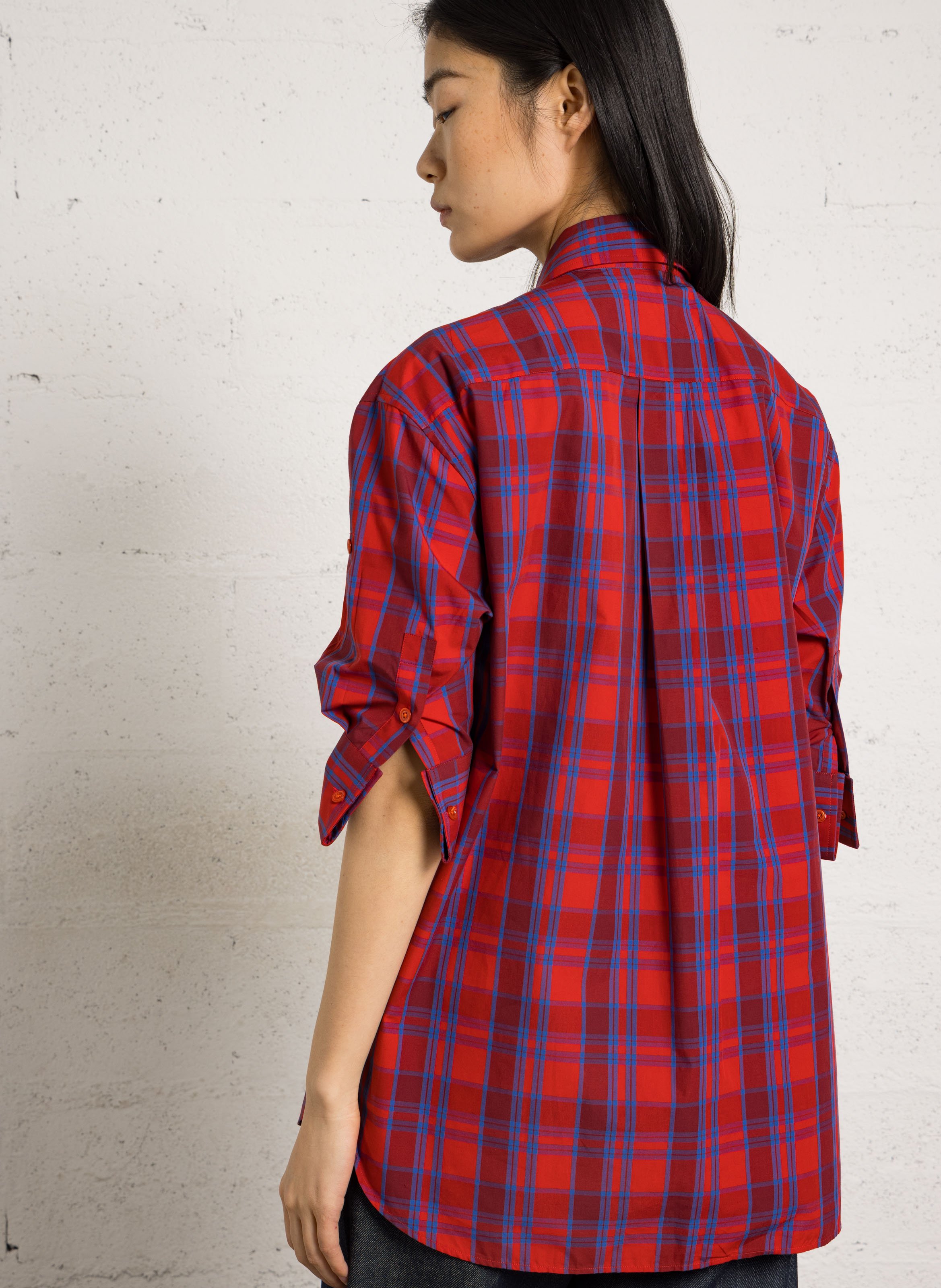 Chemise oversize en coton LAURENCE BRAS Bleu