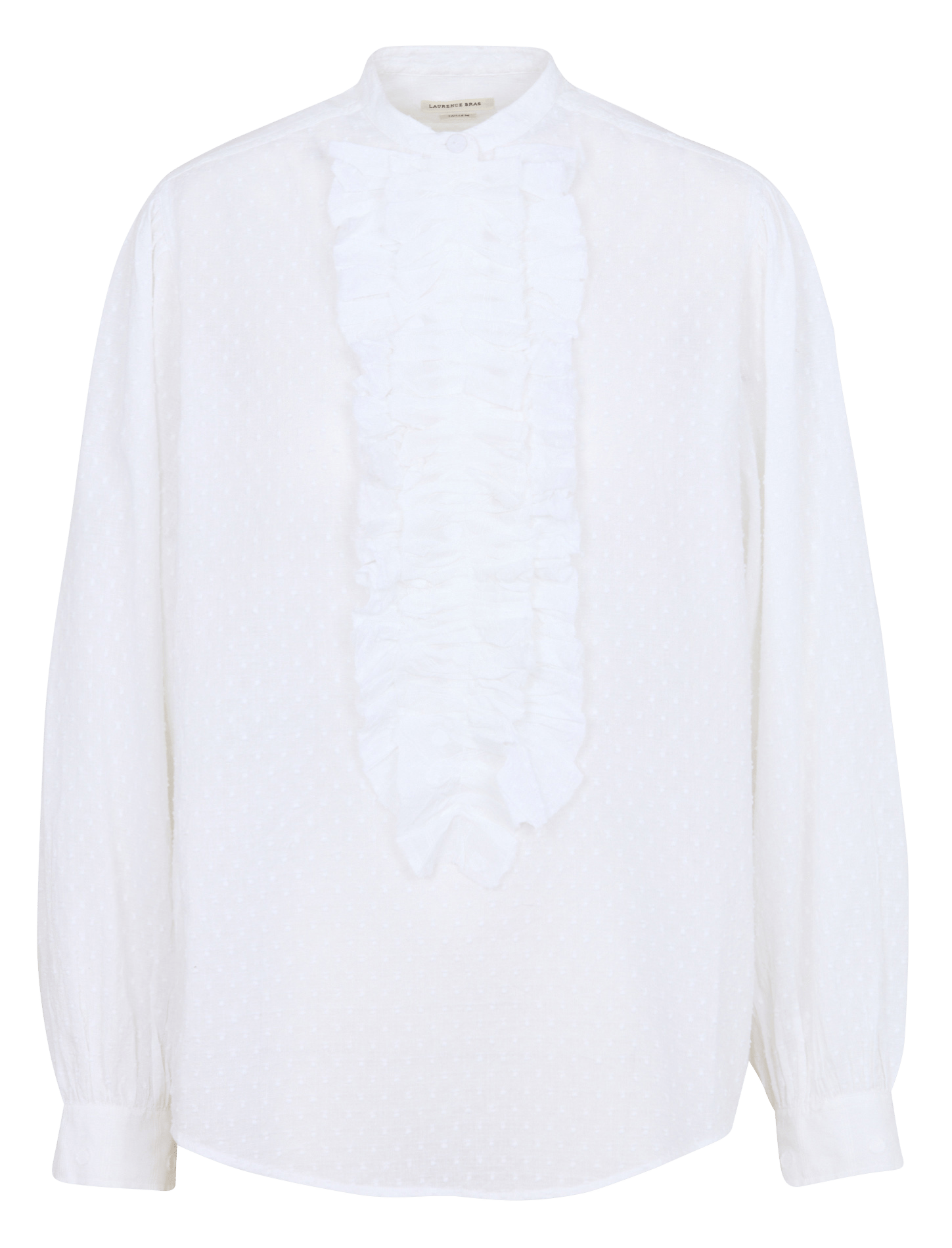 Gerade Bluse aus Baumwolle LAURENCE BRAS Weiss