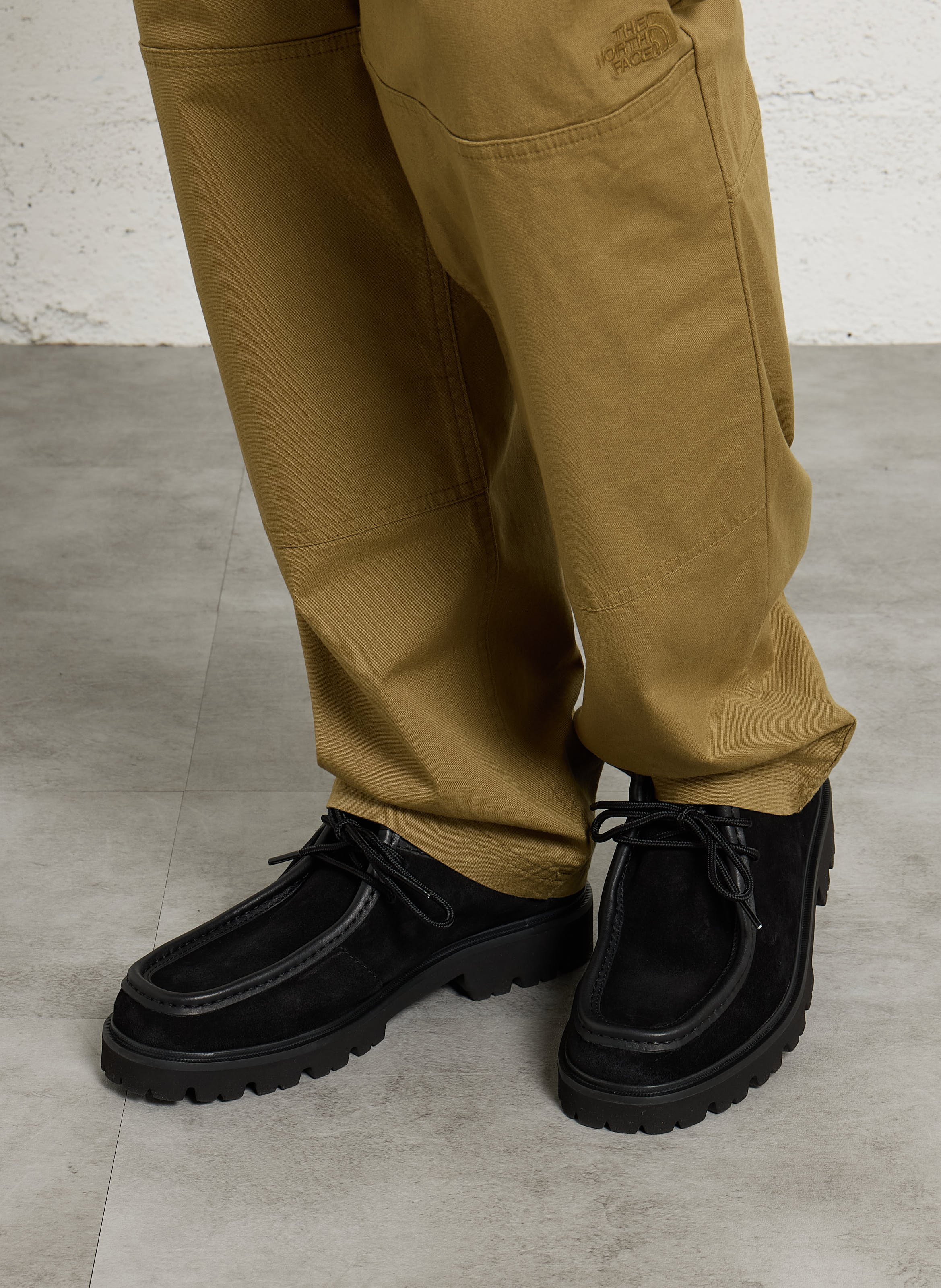 Mocassins en cuir velours CLARKS Noir