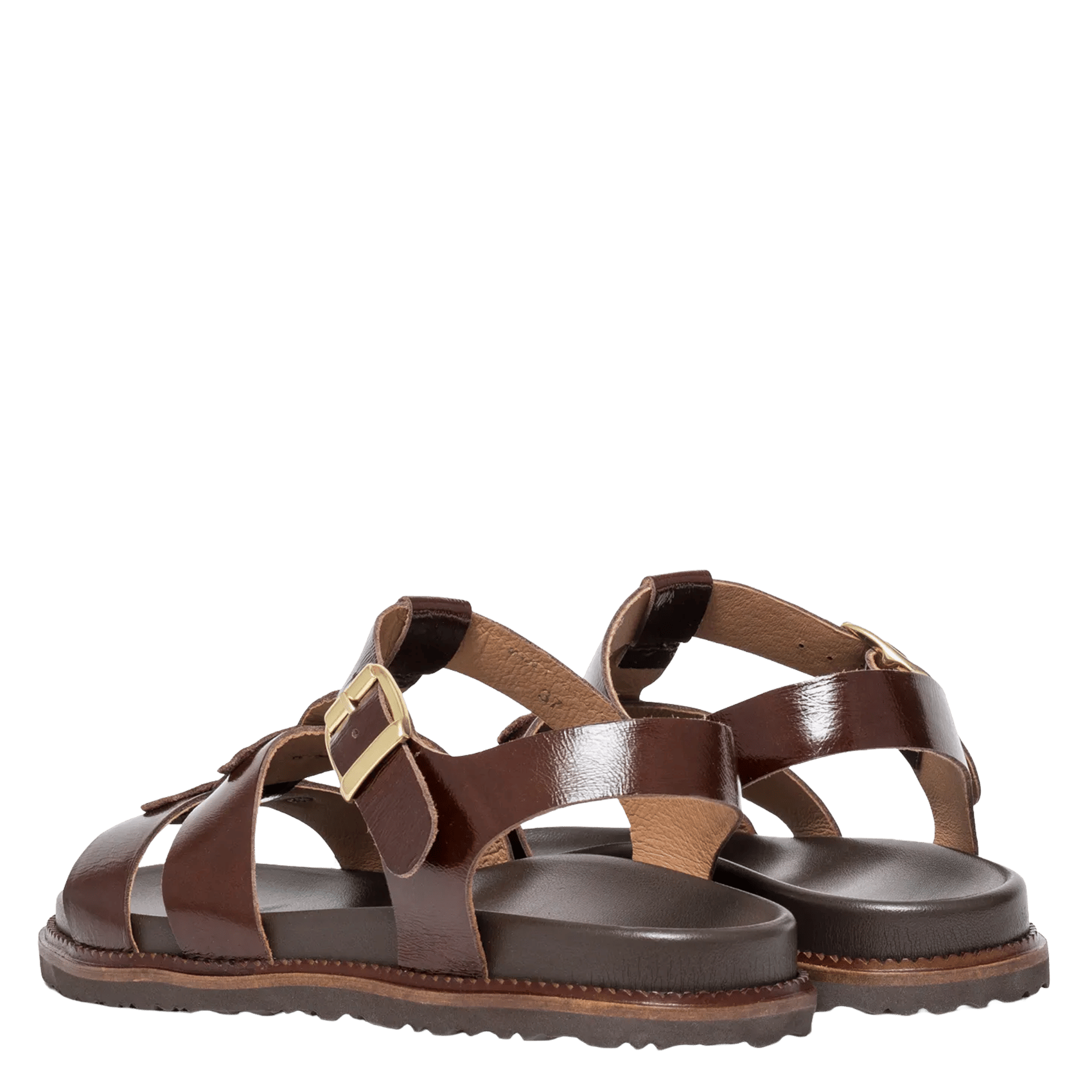 Ledersandalen BOCAGE Braun