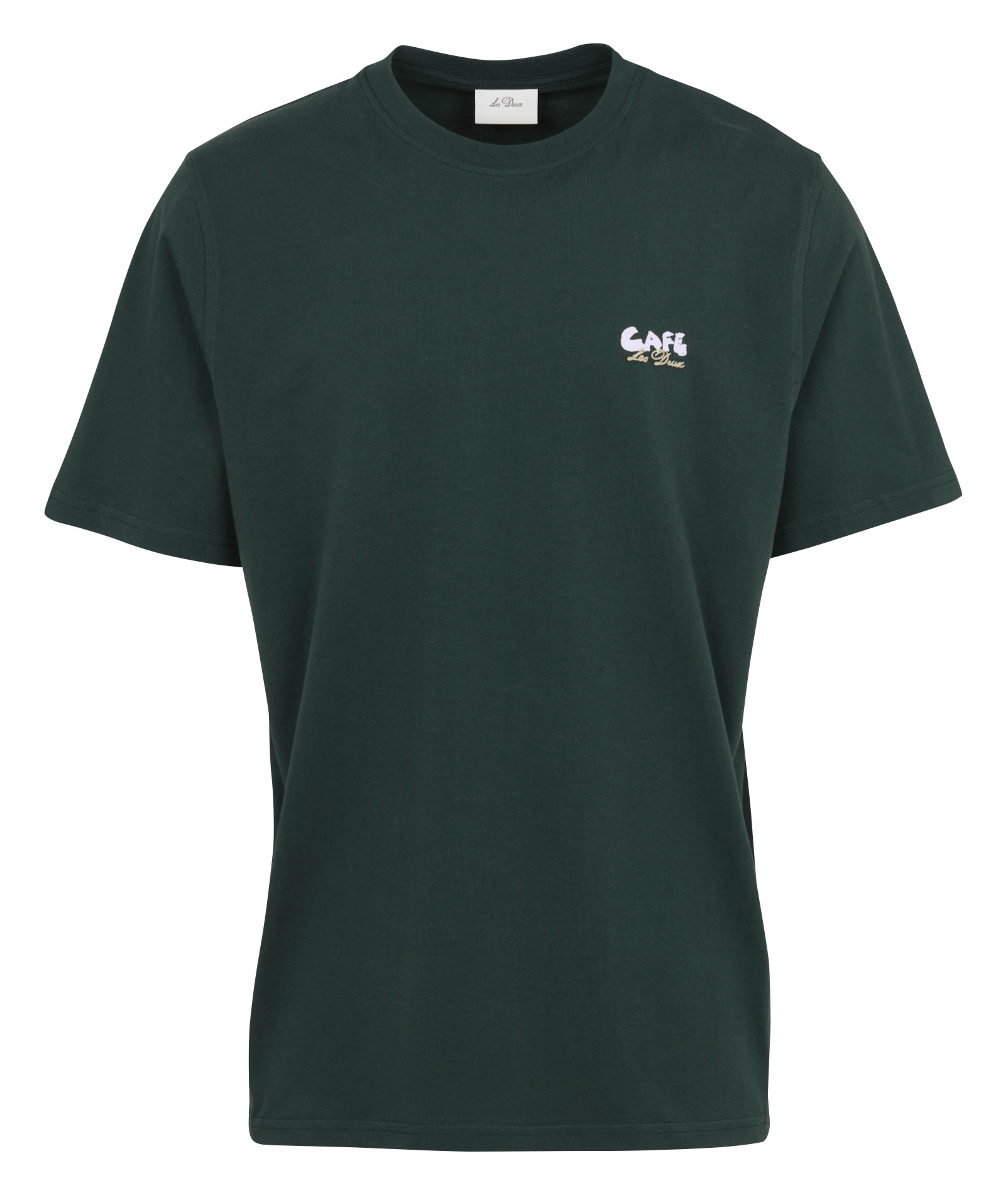 T-shirt droit en coton bio LES DEUX Vert