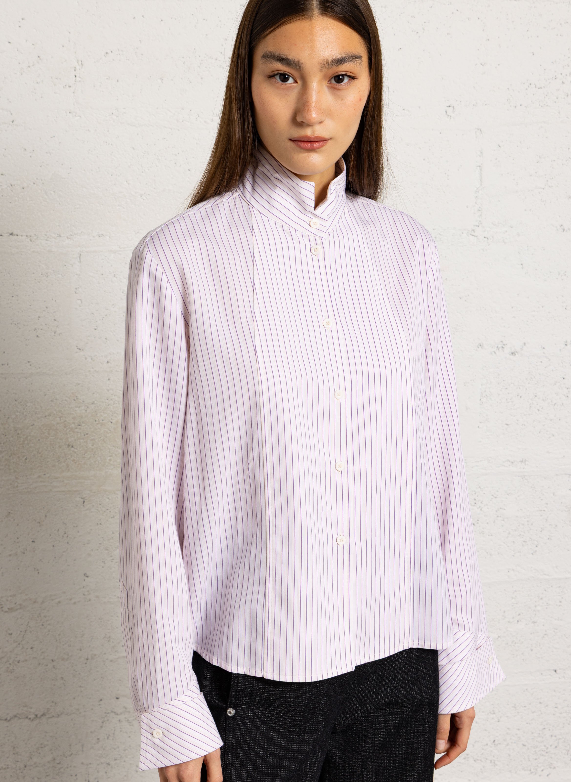 Baumwoll-Bluse MARGAUX LONNBERG Mehrfarbig