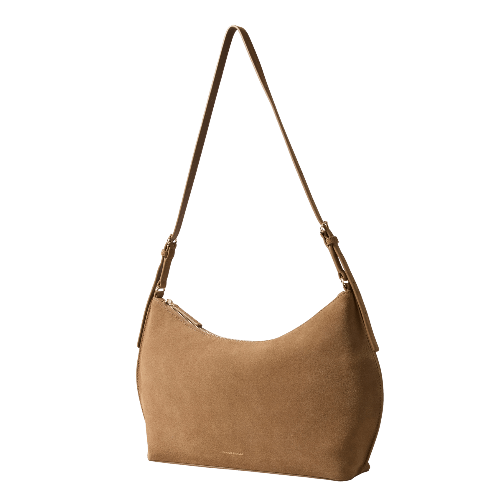 Leather shoulder bag CLAUDIE PIERLOT Beige