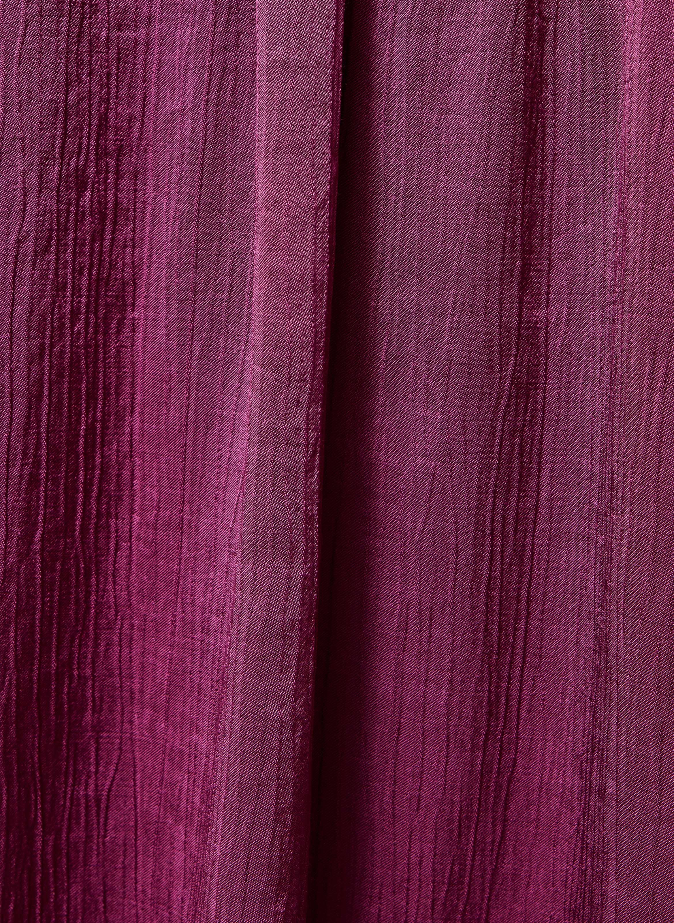Top oversized satin Tunisian collar LA FEE MARABOUTEE Purple