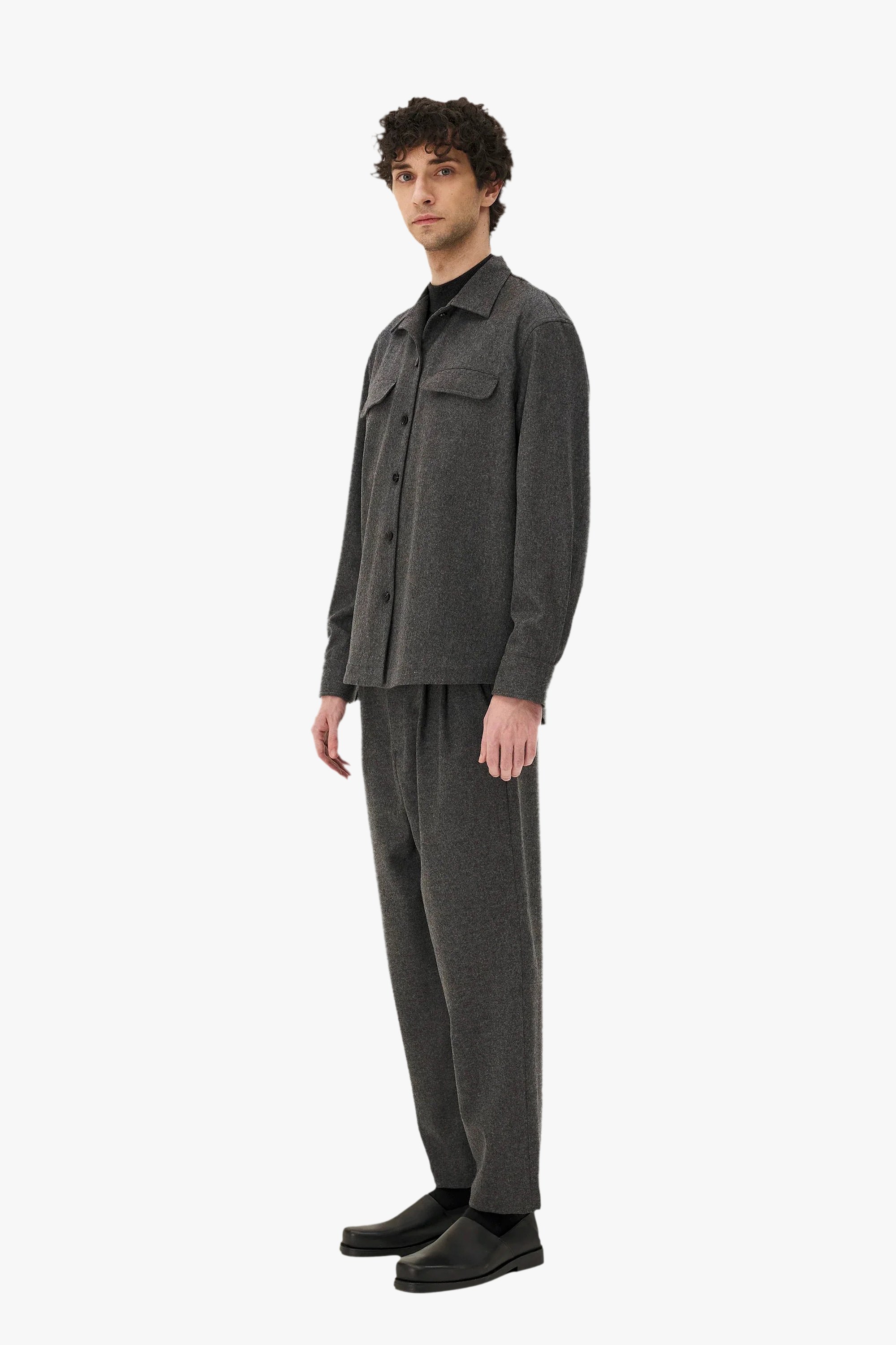 Flap Pocket Shirt March Noyoco Grey