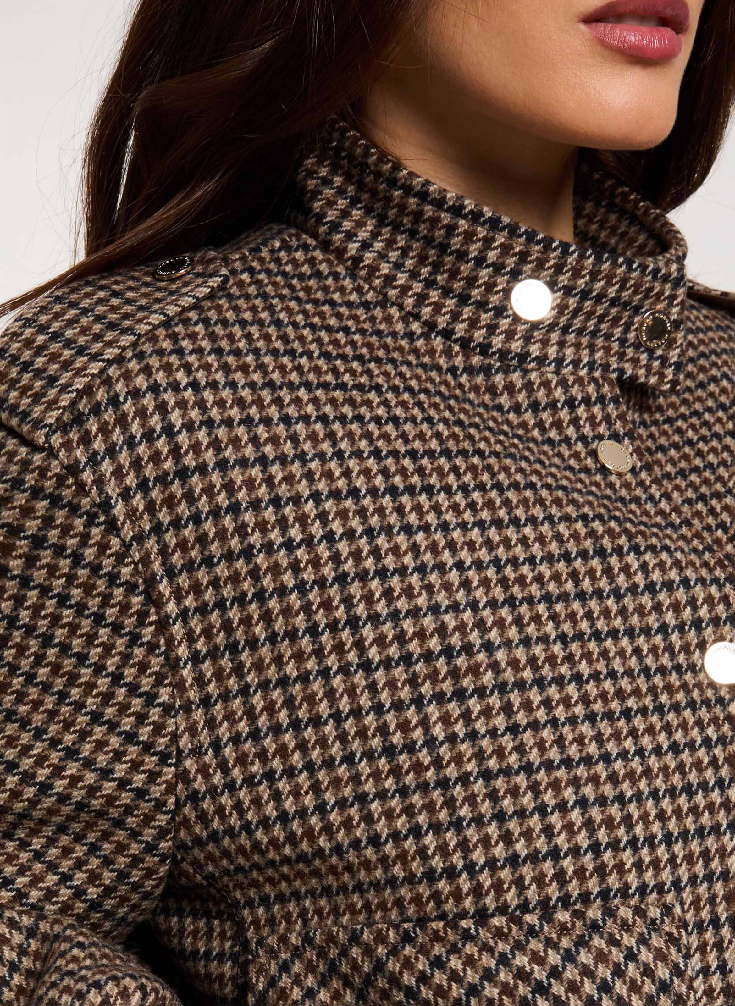 Patterned High-Neck Jacket MORGAN Multicolored