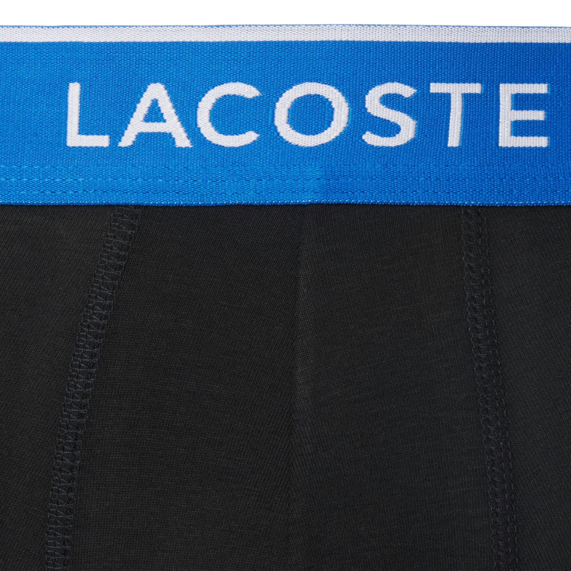 Pack of 3 cotton-blend trunks LACOSTE Black