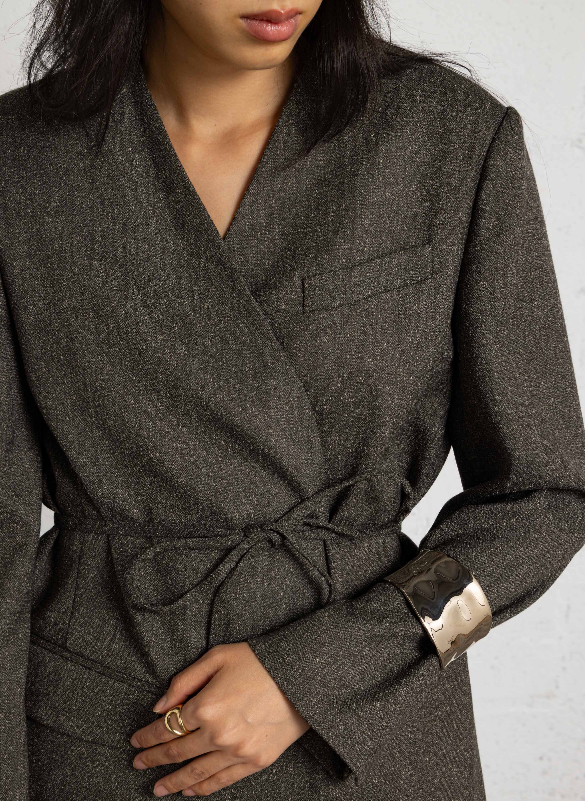 Blazer ceinturé LIU JO Vert