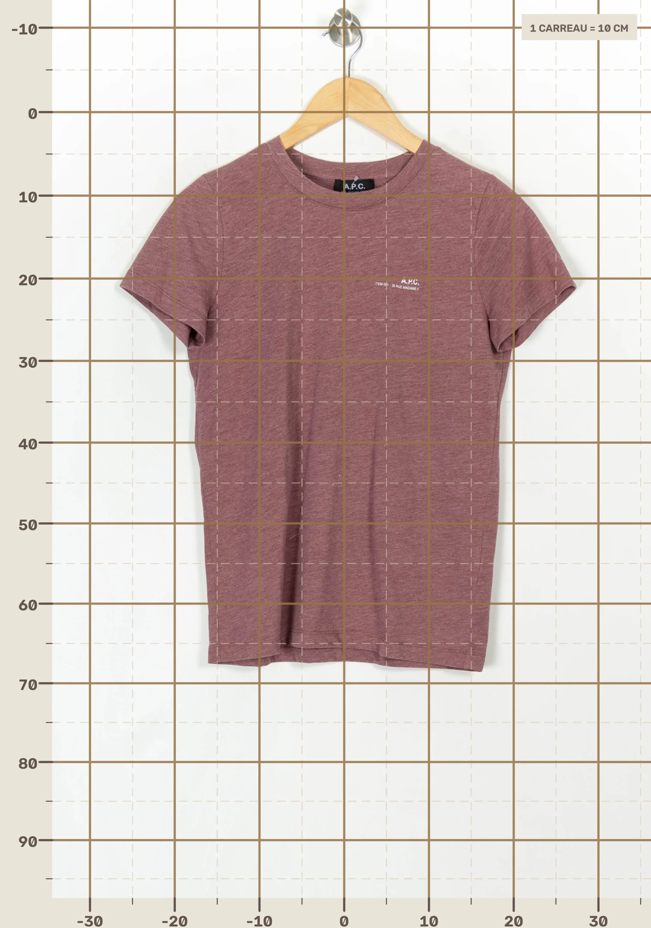 T-shirt A.P.C - Seconde main Pink