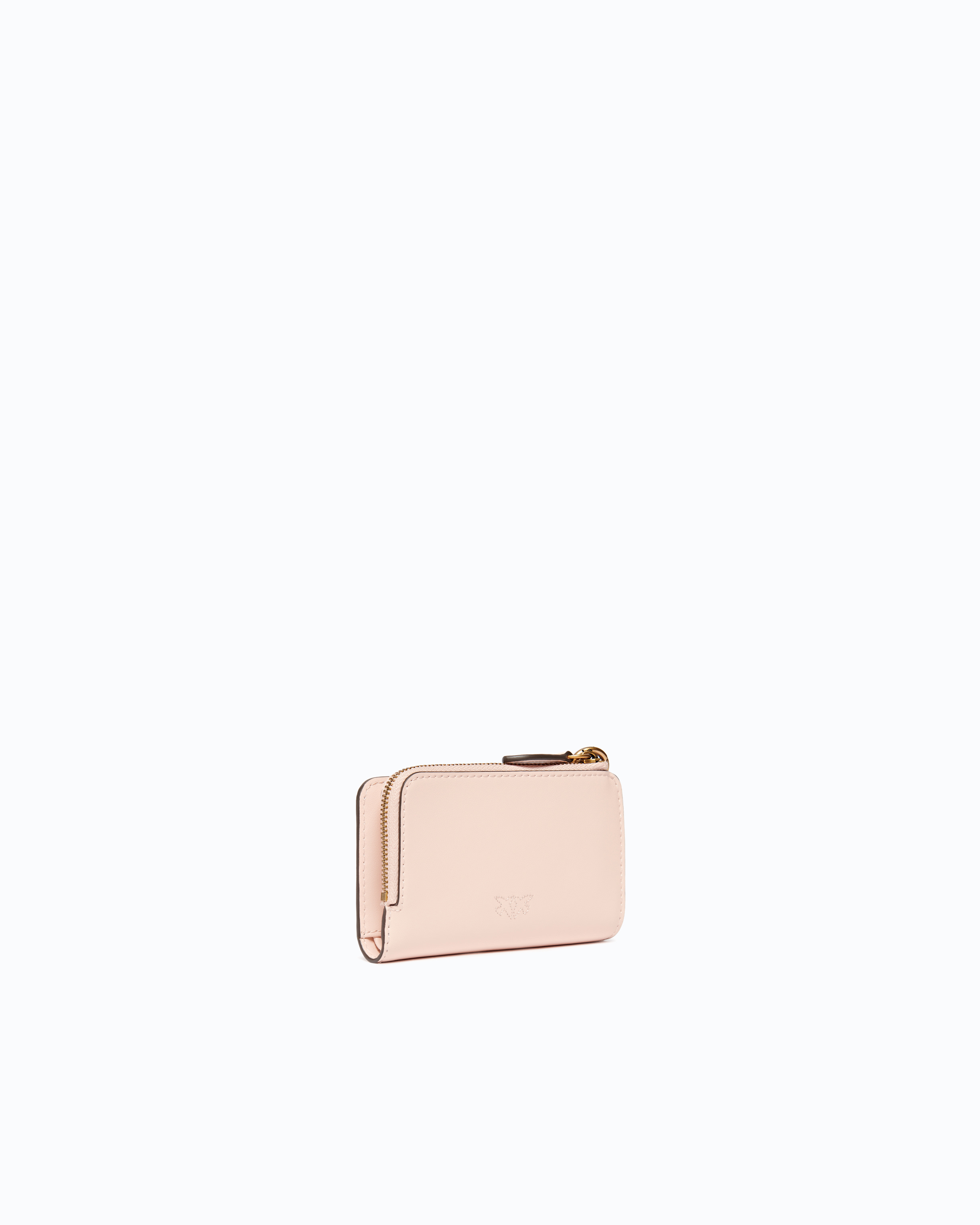 Leather mini wallet with tassel PINKO Multicolored