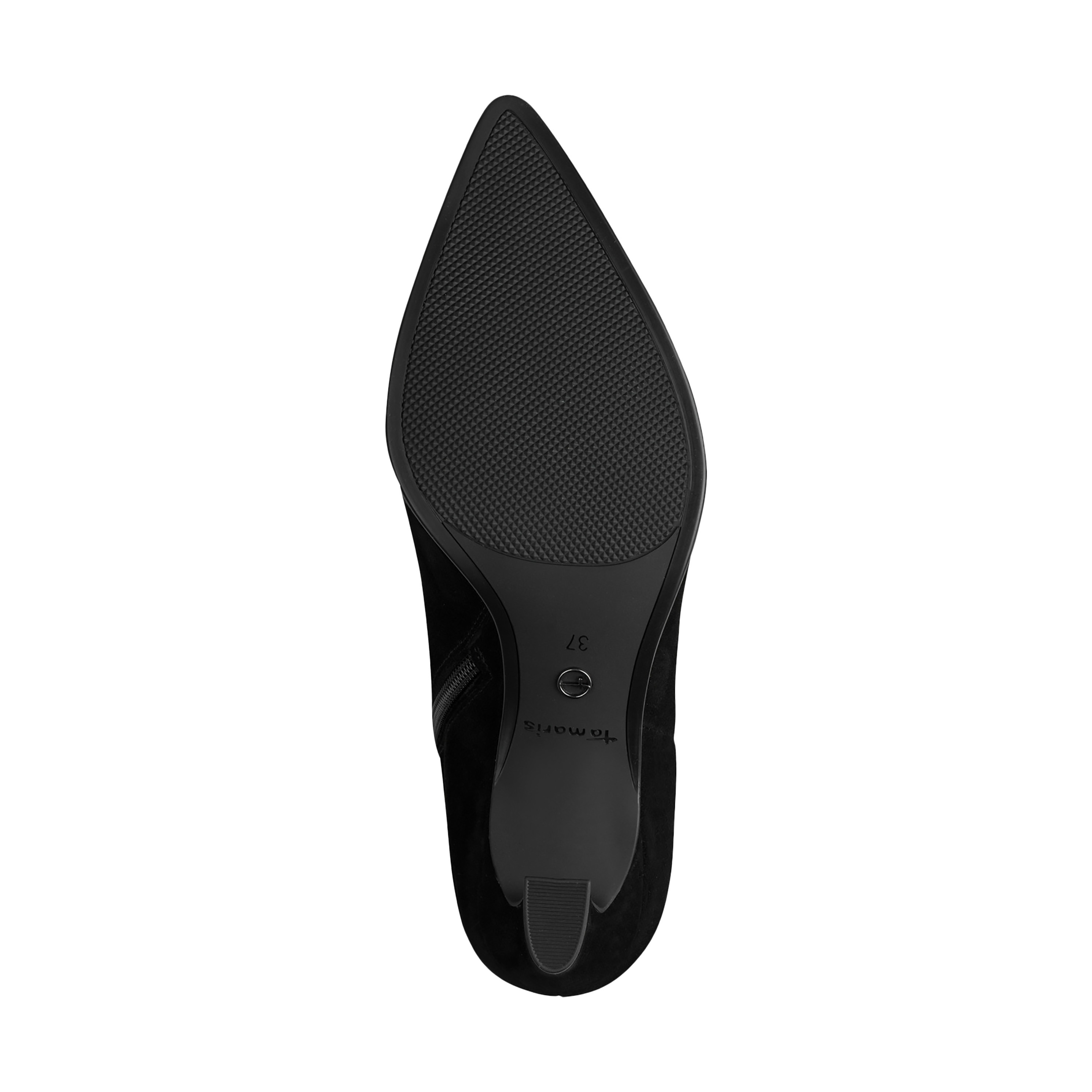 Leather ankle boot TAMARIS Black