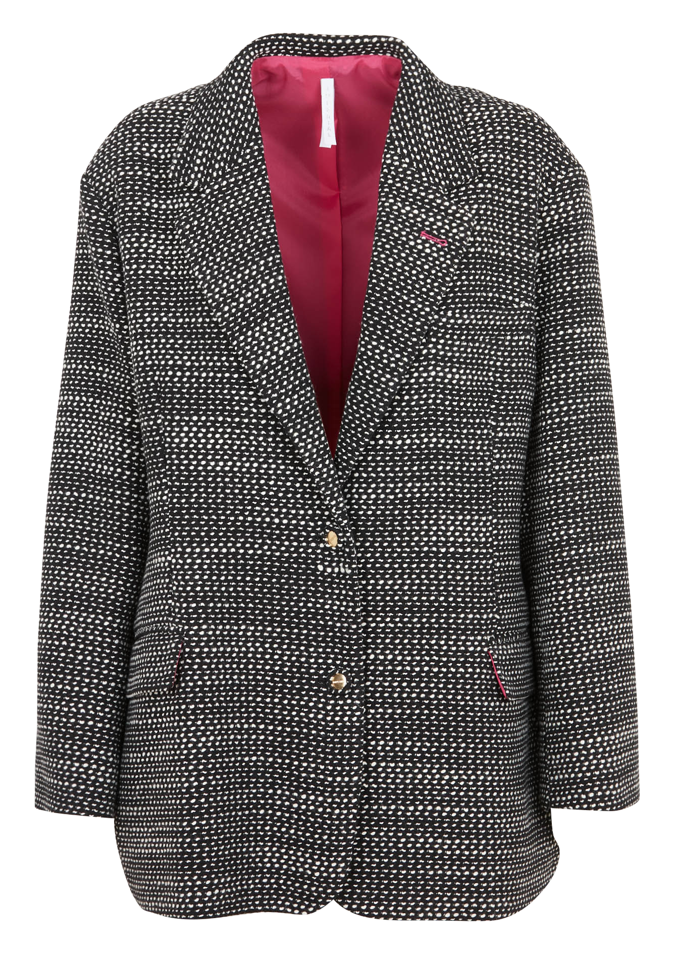 Blazer oversize en coton mélangé  IMPERIAL Noir