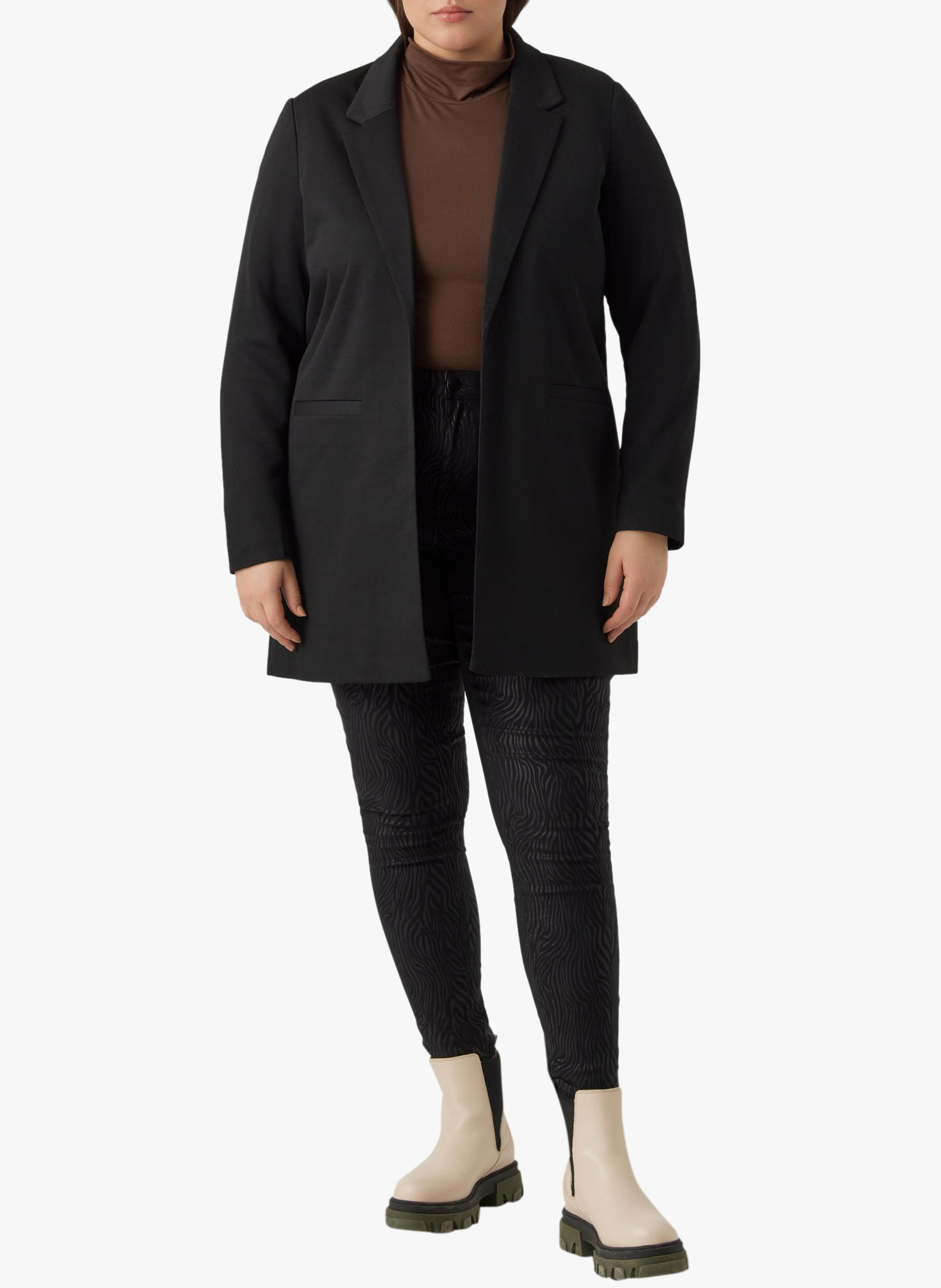 Blazer col tailleur  VERO MODA CURVE Noir